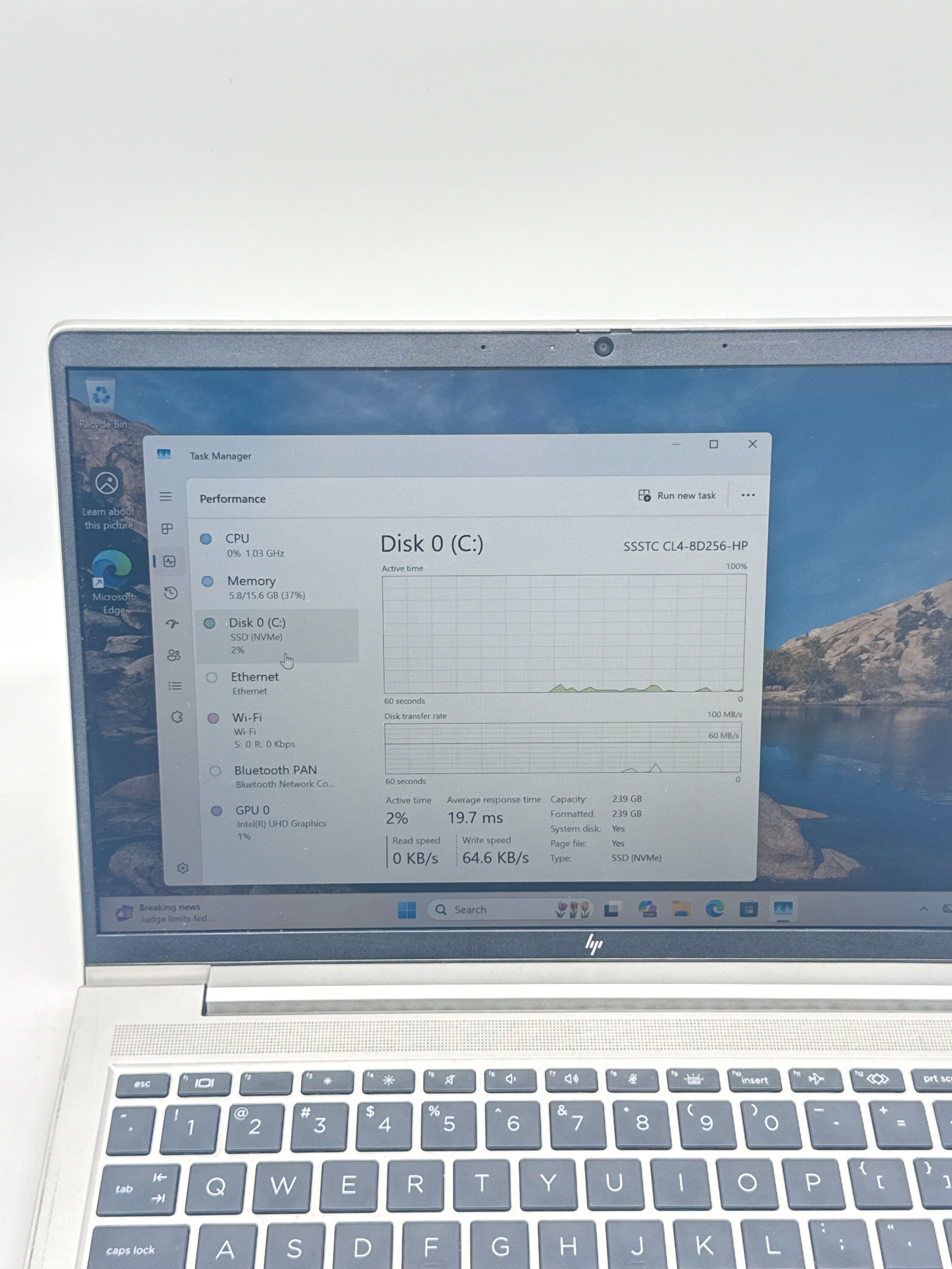 HP EliteBook 640 G9 14 in i5-12th Gen 16GB RAM 256GB SSD Gray Used