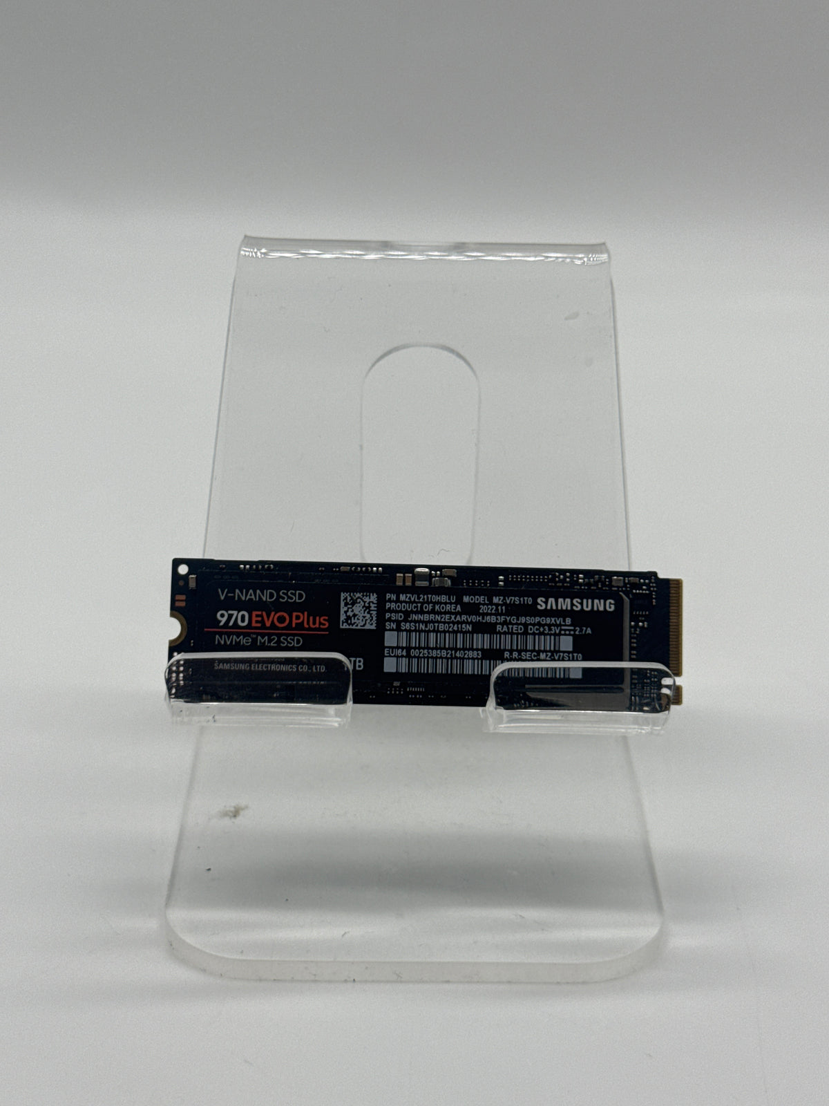 Samsung 970 EVO Plus MZVL21T0HBLU 1TB M.2 NVMe Gen4 SSD - Used