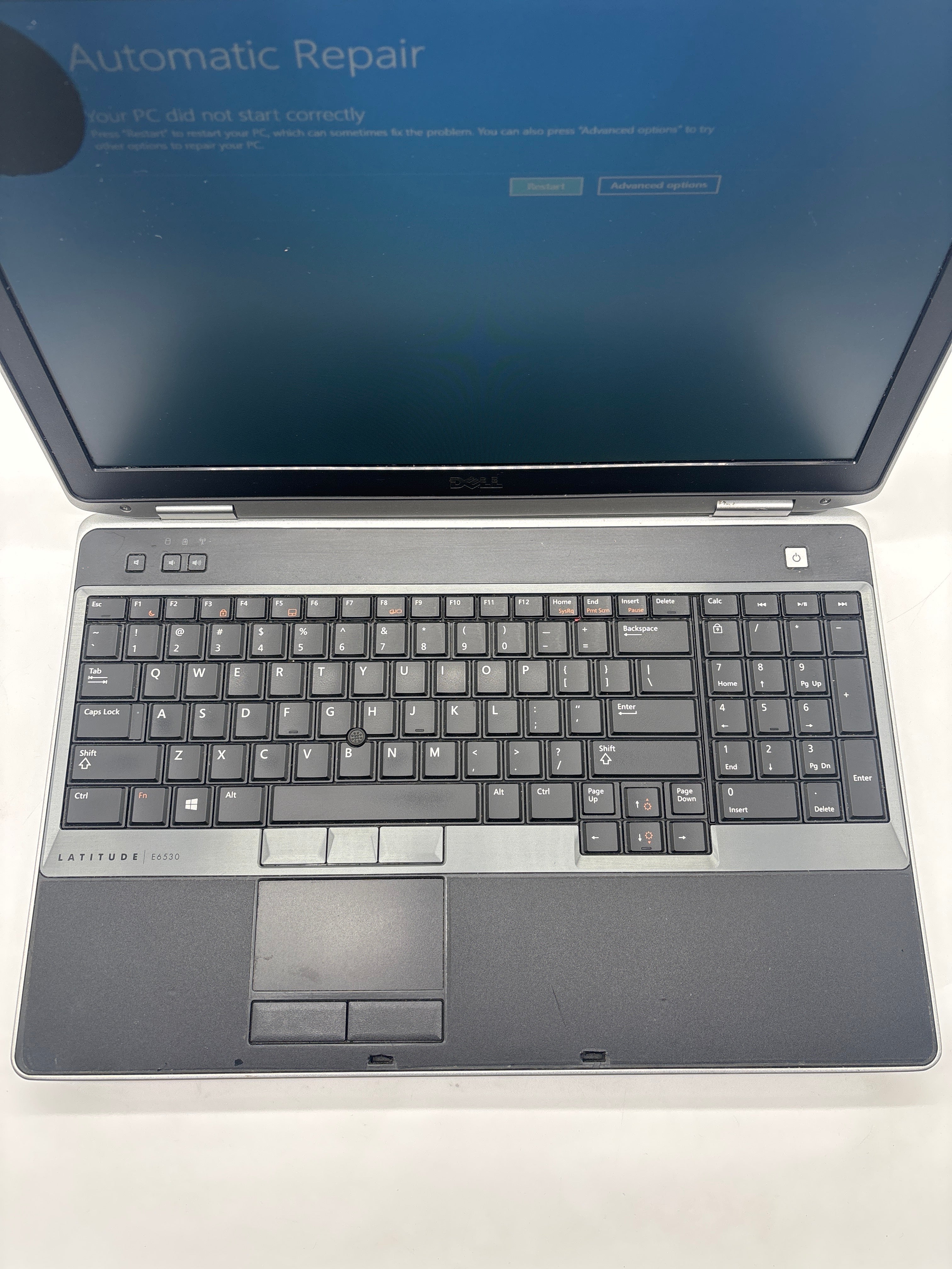 Dell Latitude E6530 i5-3340MCPU 8GB RAM 500GB HDD - For Parts (Bad Display)