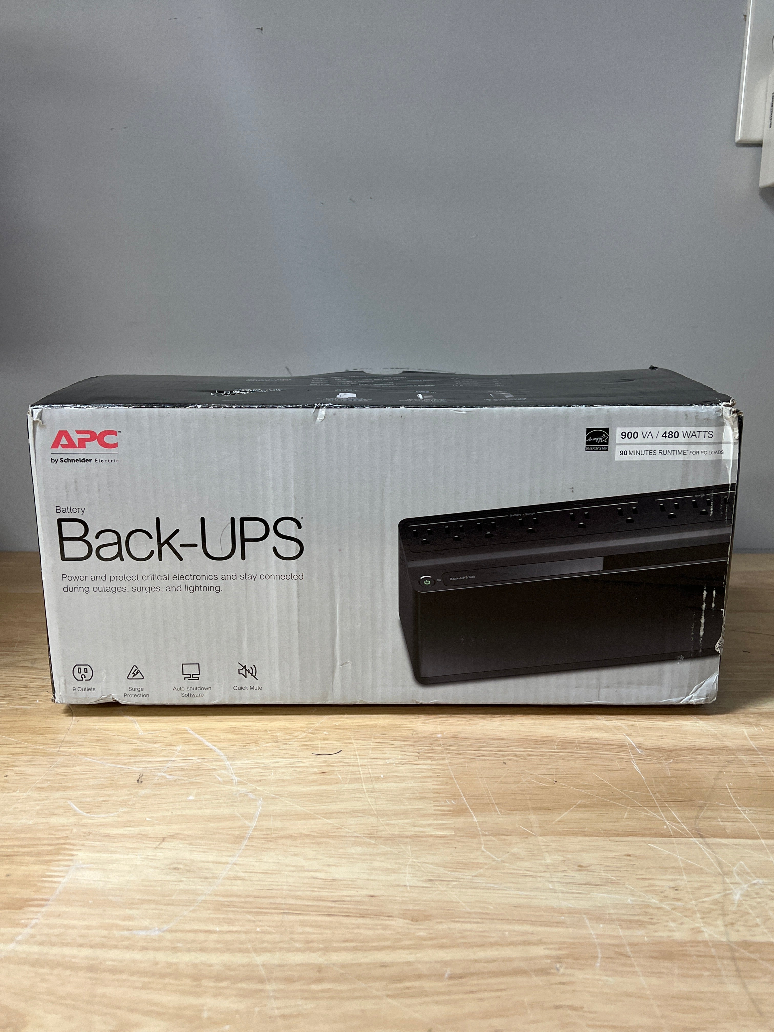 APC Back-UPS BN900M 900VA Battery Backup - New Open Box
