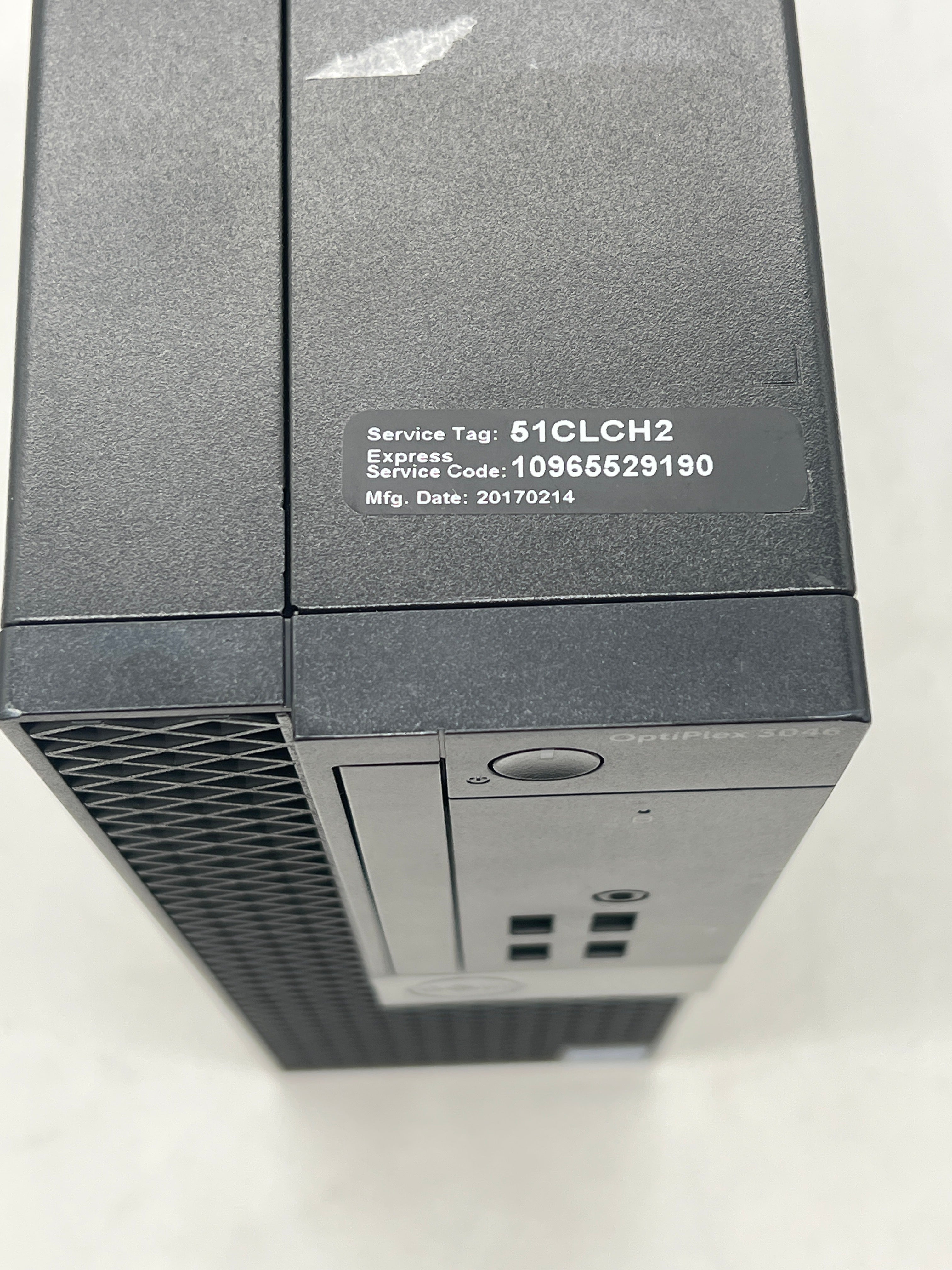Dell OptiPlex 3046 SFF Celeron G3900 4GB RAM 250GB HDD - Used