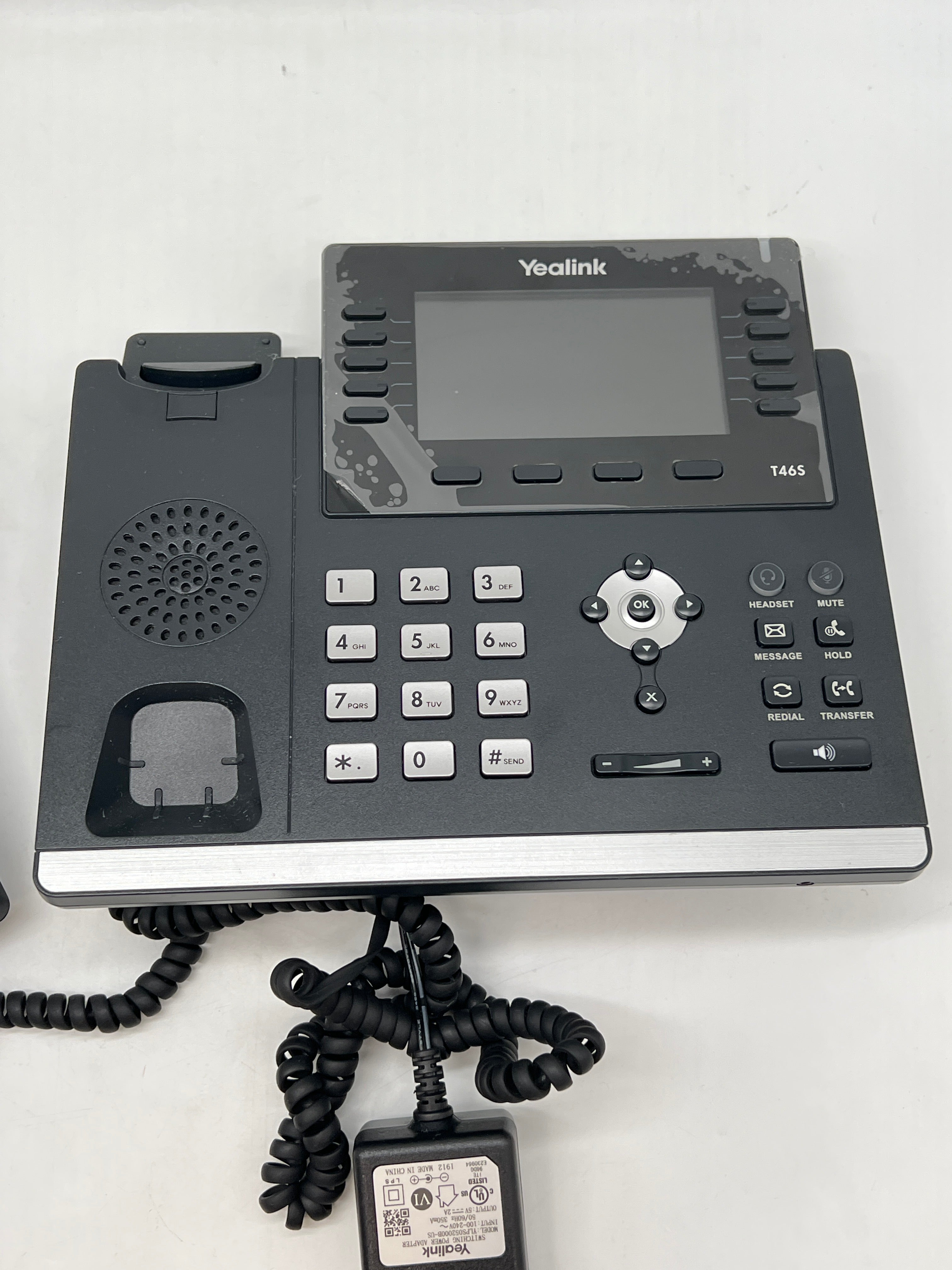 Lot Of 4 Yealink SIP-T46S VoIP IP Business Phone - Used