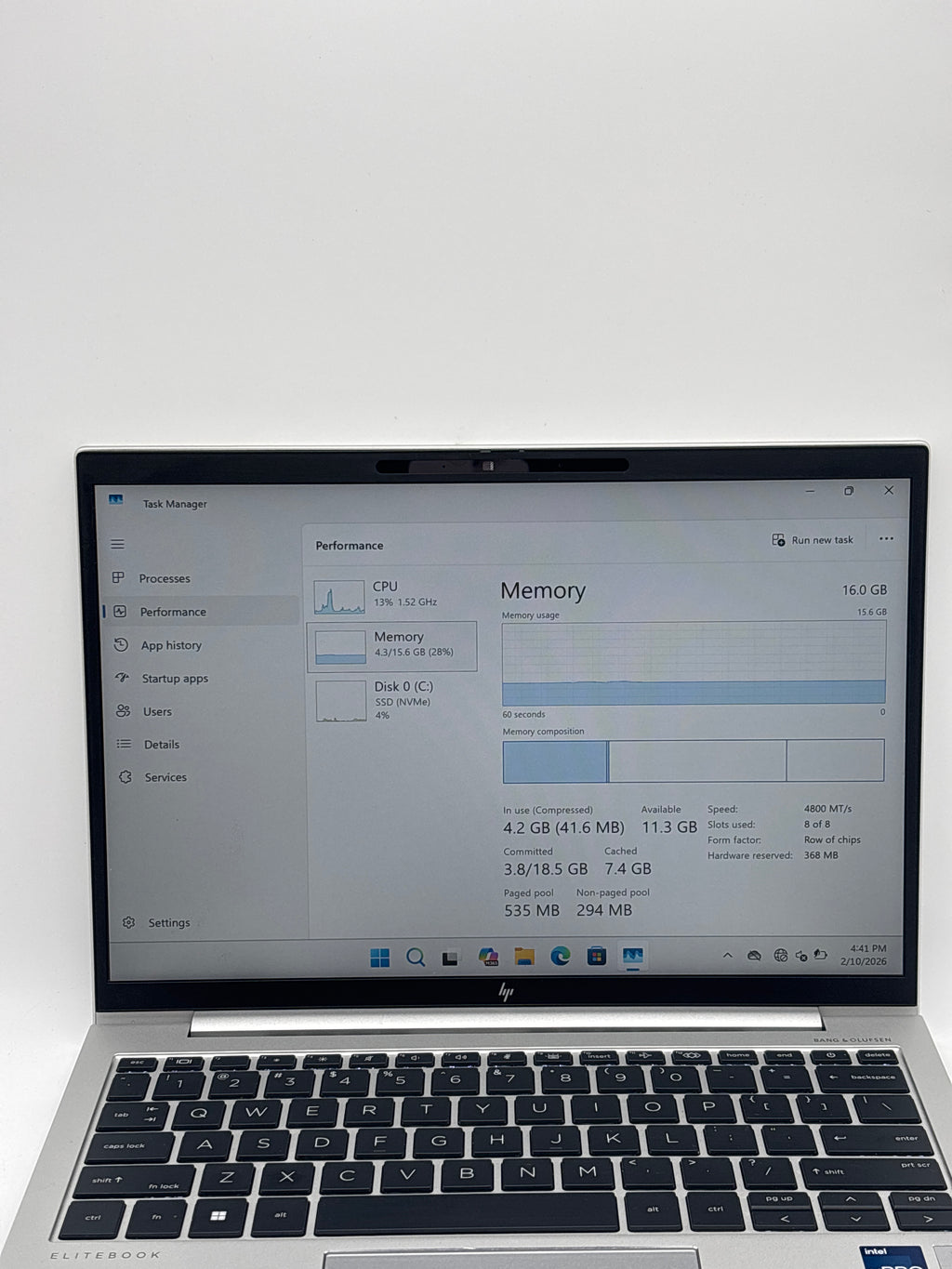 HP EliteBook 830 G10 Core i5-1345U 16GB RAM 256GB SSD - BIOS Lock/Remotely Managed