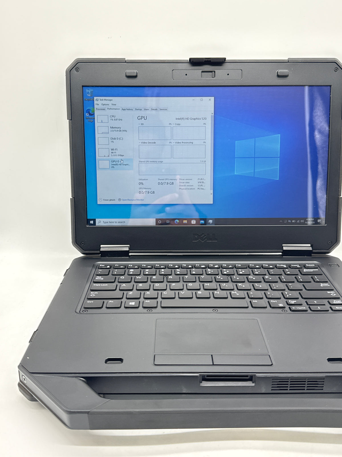 Dell Latitude 5414 Rugged i5-6300U 16GB 512GB SSD 14in Laptop - Used