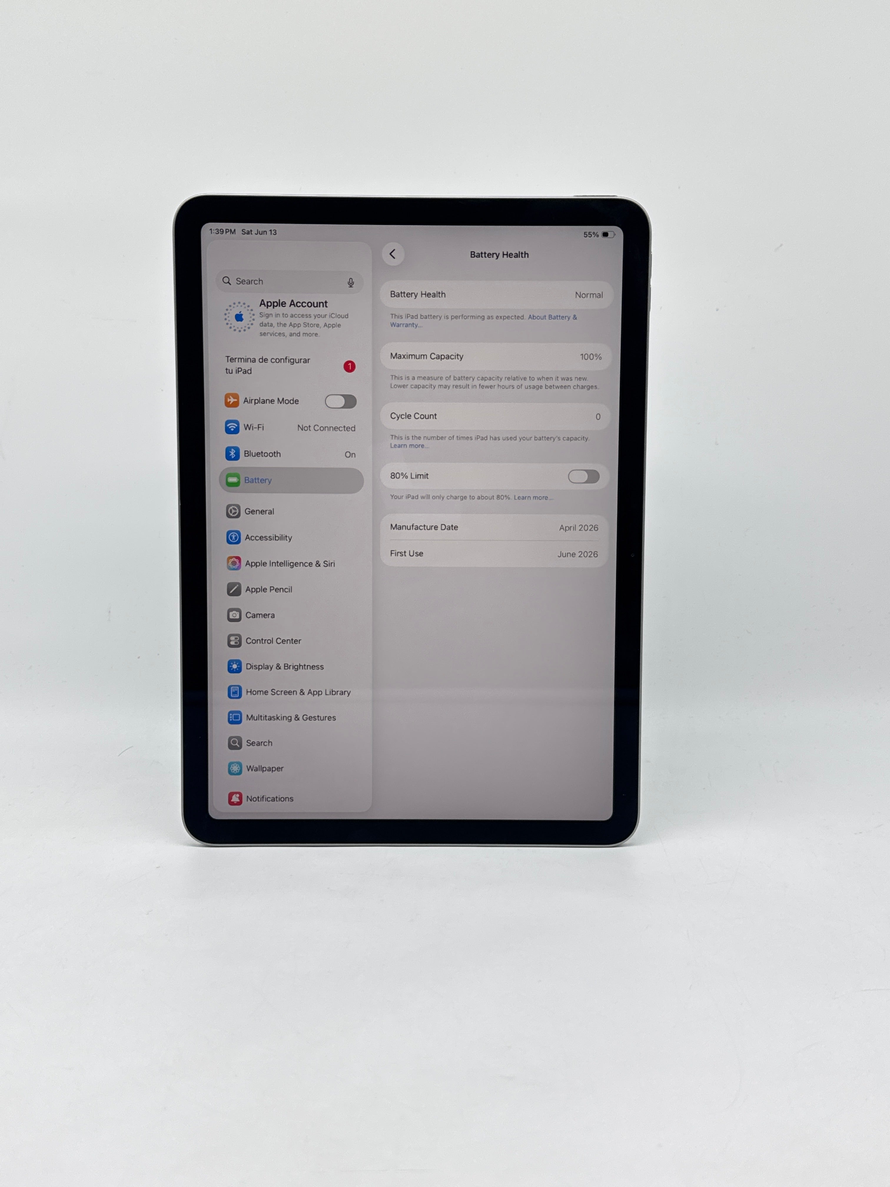 Apple iPad Air 11" M4 A3459 256GB Wi-Fi Only - Used With Box