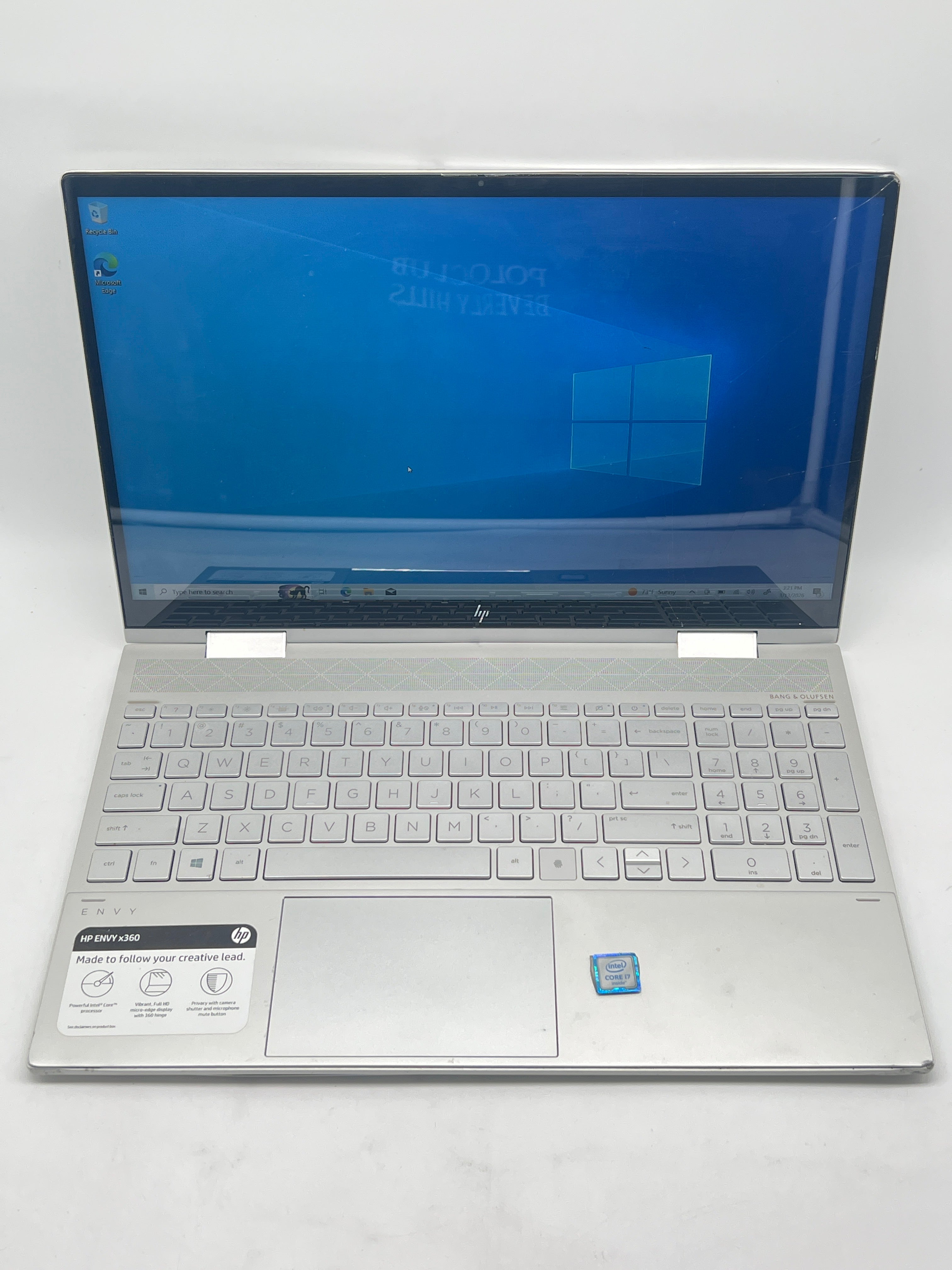 HP ENVY x360 15m-ed0xxx  i5 1035G1 8GB RAM 256GB SSD - For Parts (Cracked Screen)