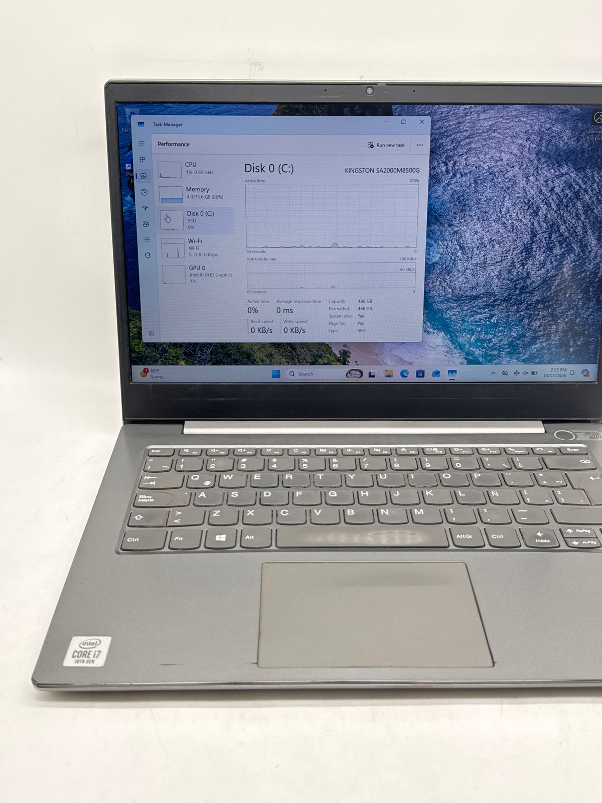 Lenovo ThinkBook 14-IML i7-10510U 16GB RAM 512GB SSD 14in - Broken Port