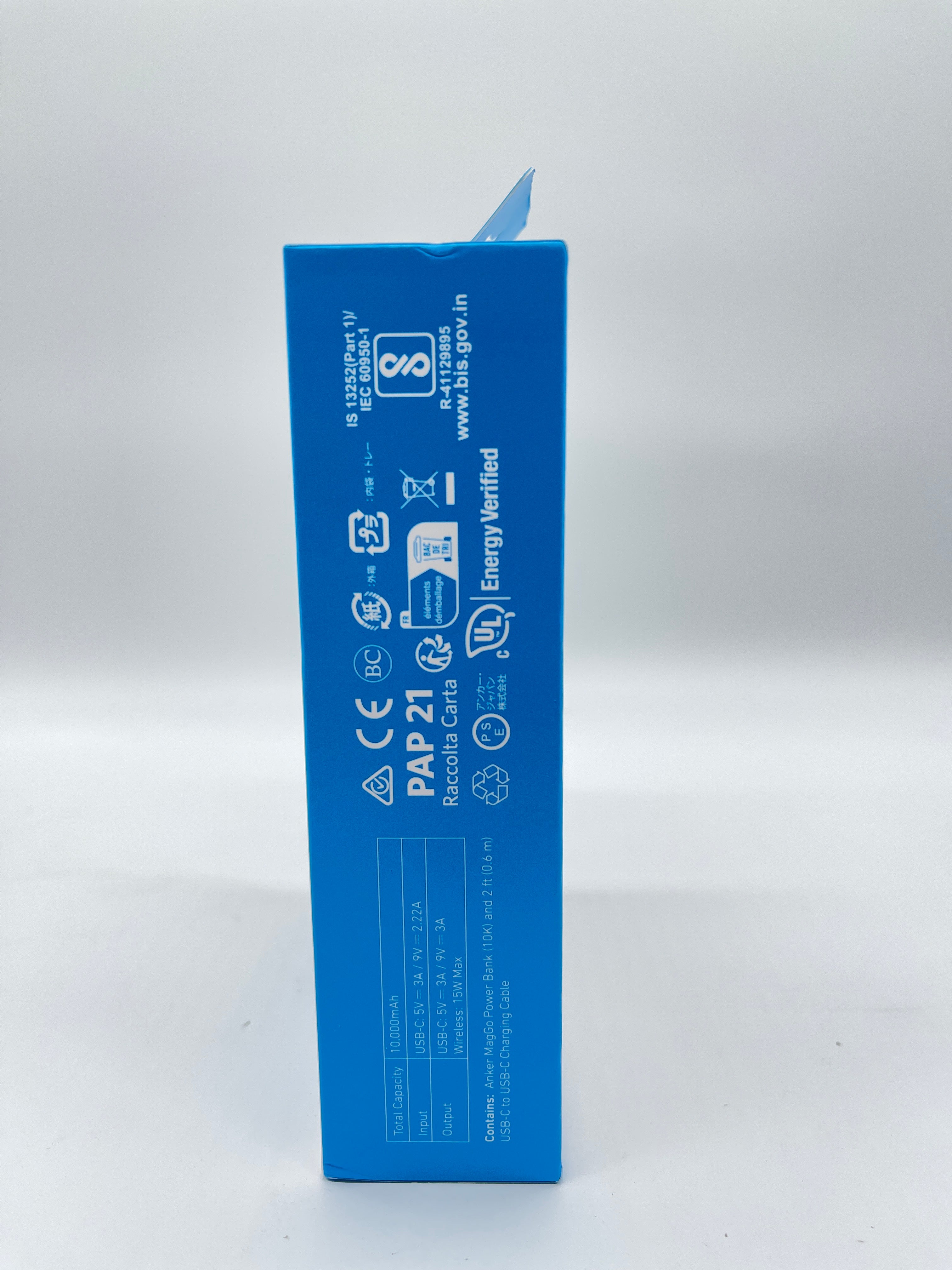 Anker 633 MagGo 10000mAh Magnetic Battery Blue Qi2 Certified New