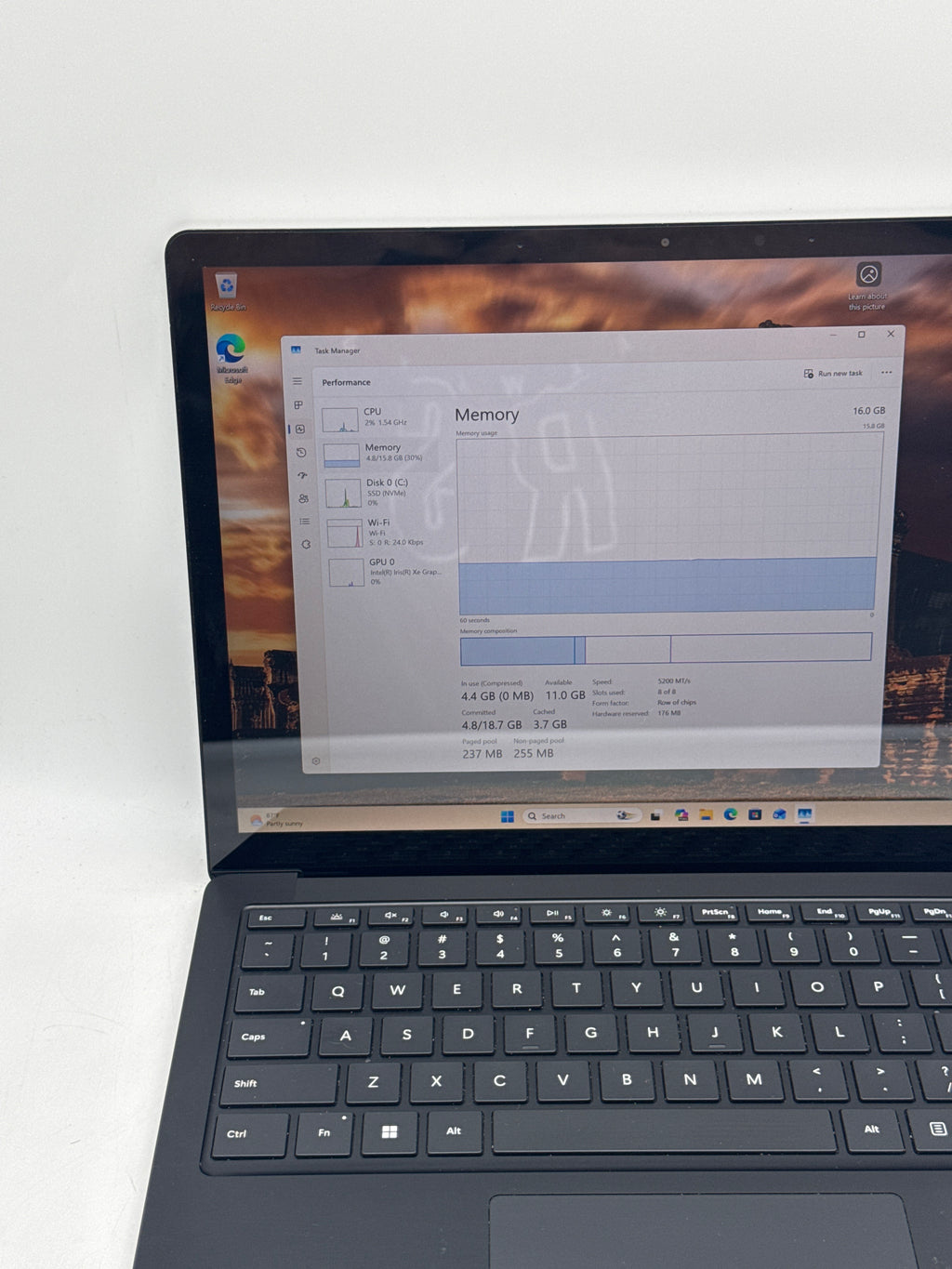 Microsoft Surface Laptop 5 1951 i7-1265U 16GB RAM 256GB SSD