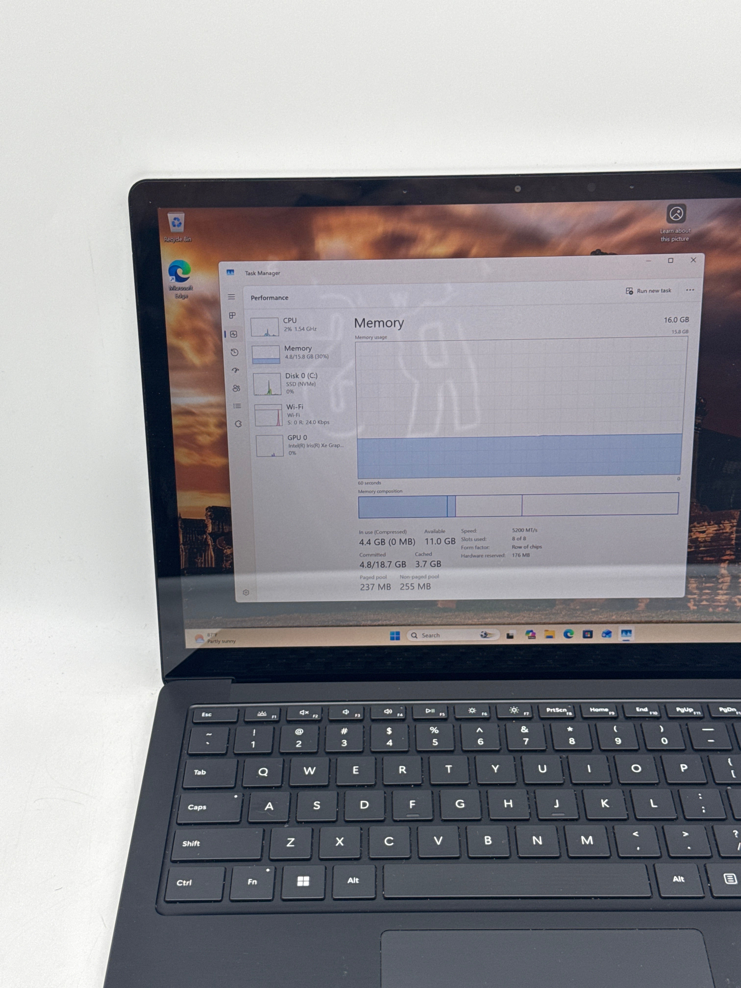 Microsoft Surface Laptop 5 1951 i7-1265U 16GB RAM 256GB SSD