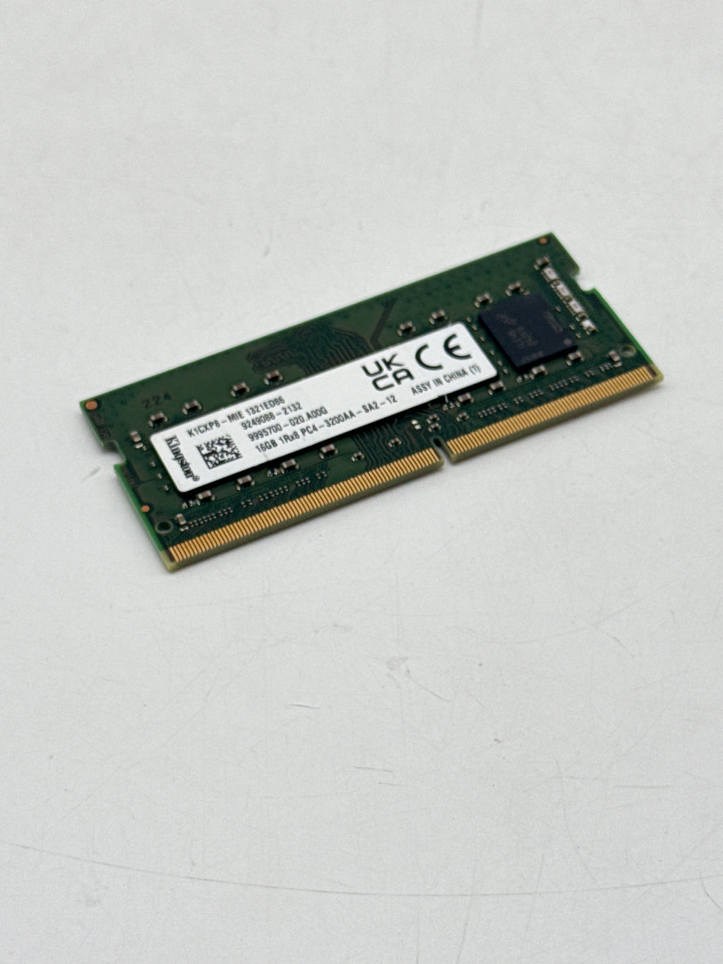 Lot of 23 Kingston 16GB 1Rx8 PC4-3200AA SO-DIMM Laptop Memory K1CXP8  - Used