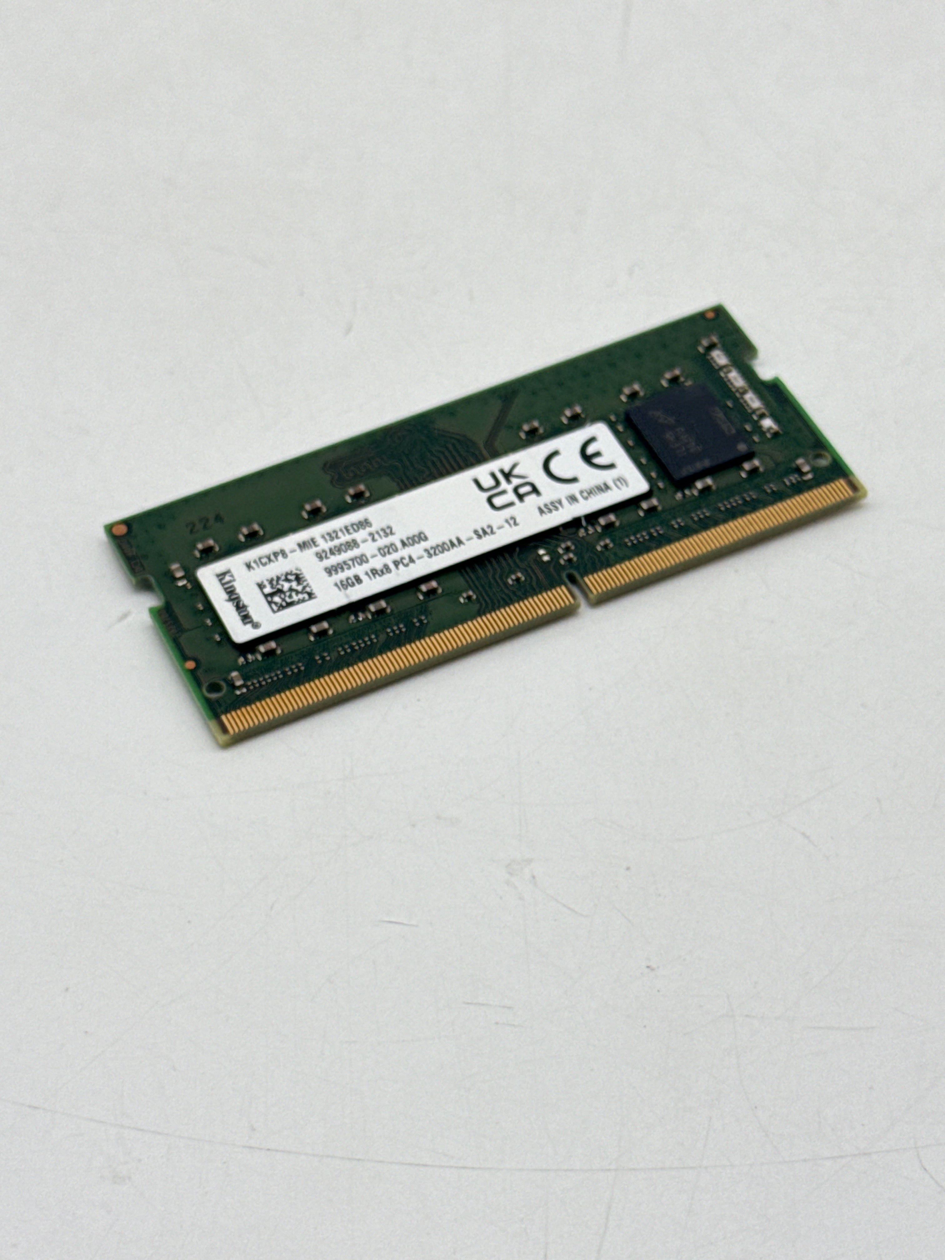 Lot of 23 Kingston 16GB 1Rx8 PC4-3200AA SO-DIMM Laptop Memory K1CXP8  - Used