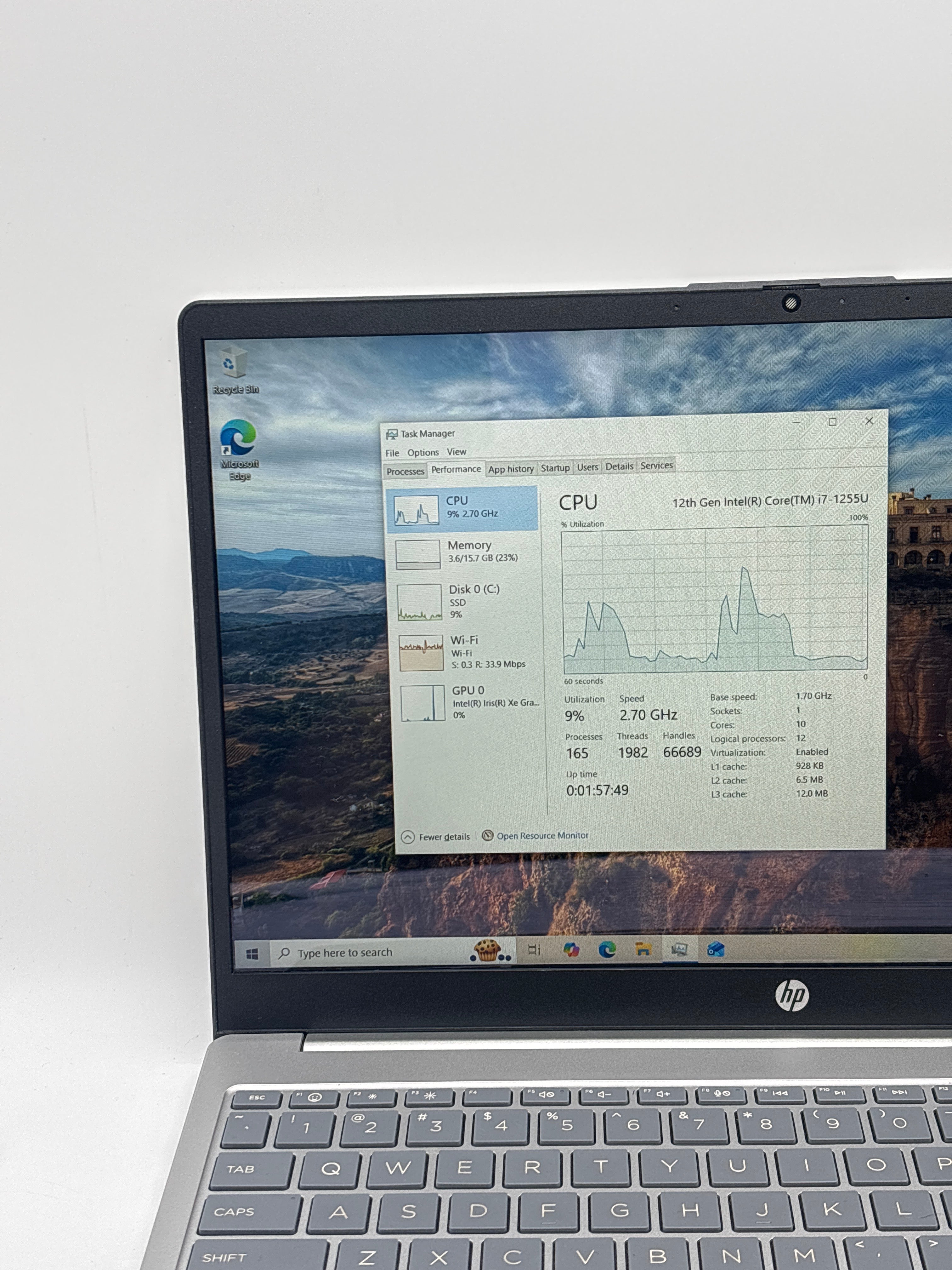 HP 15-fd0107dx i7-1255U 16GB RAM 512GB SSD - Used