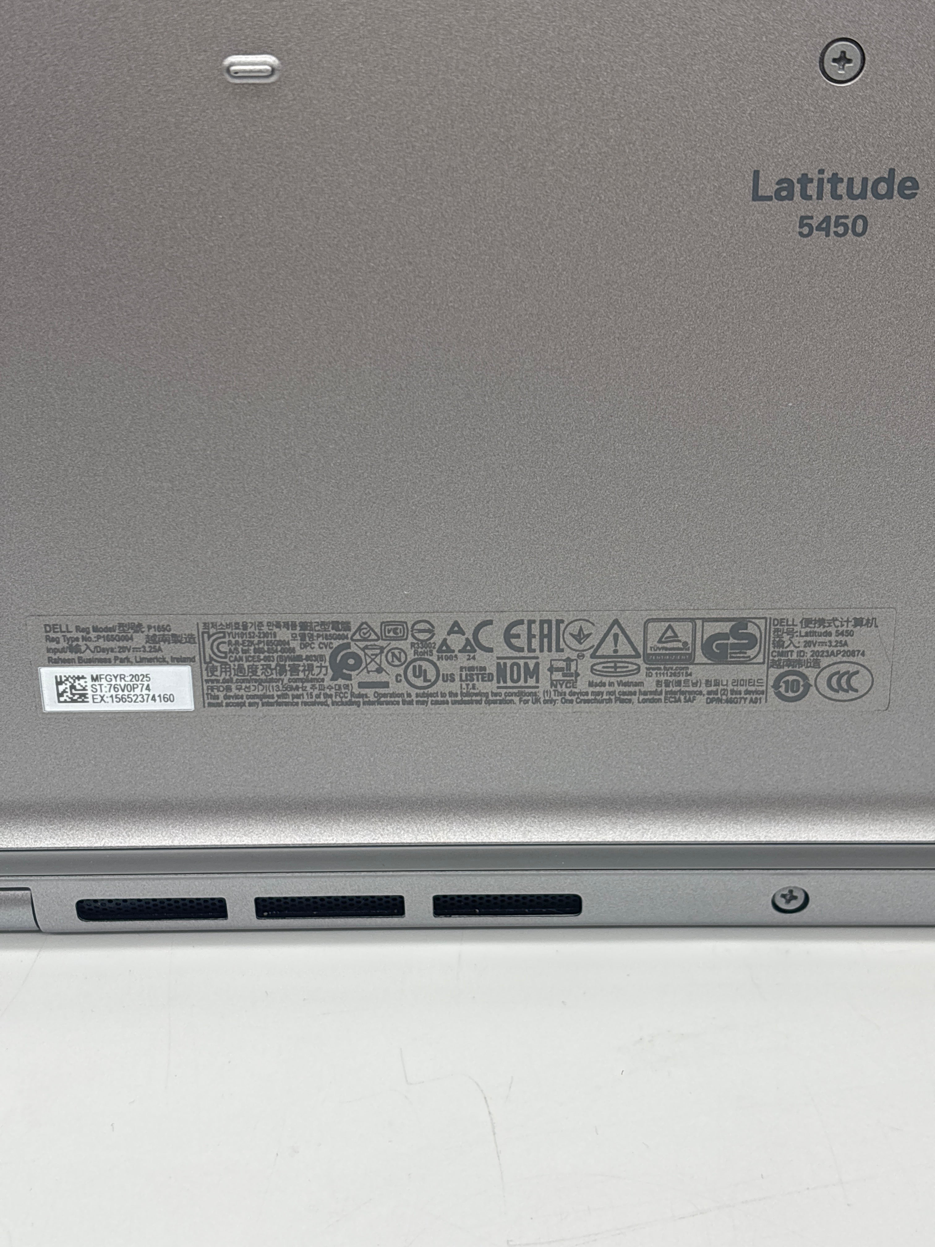 Dell Latitude 5450 Ultra 5 135U 16GB RAM 512GB SSD -  Cellular Warranty (April 2029)