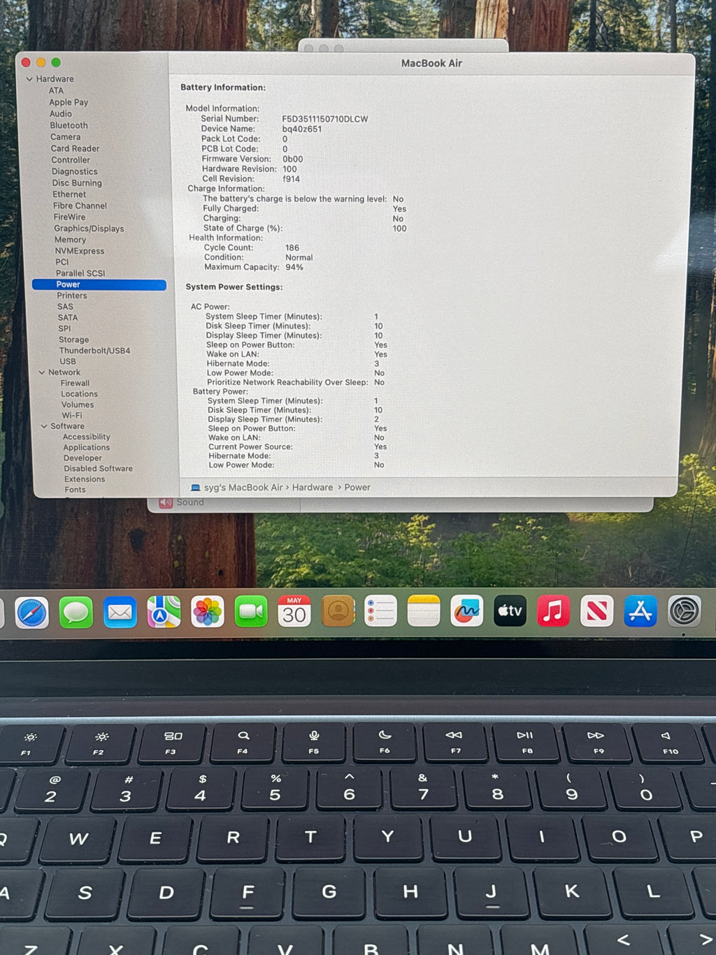 Apple MacBook Air 13" A3113 M3 8GB RAM 256GB SSD