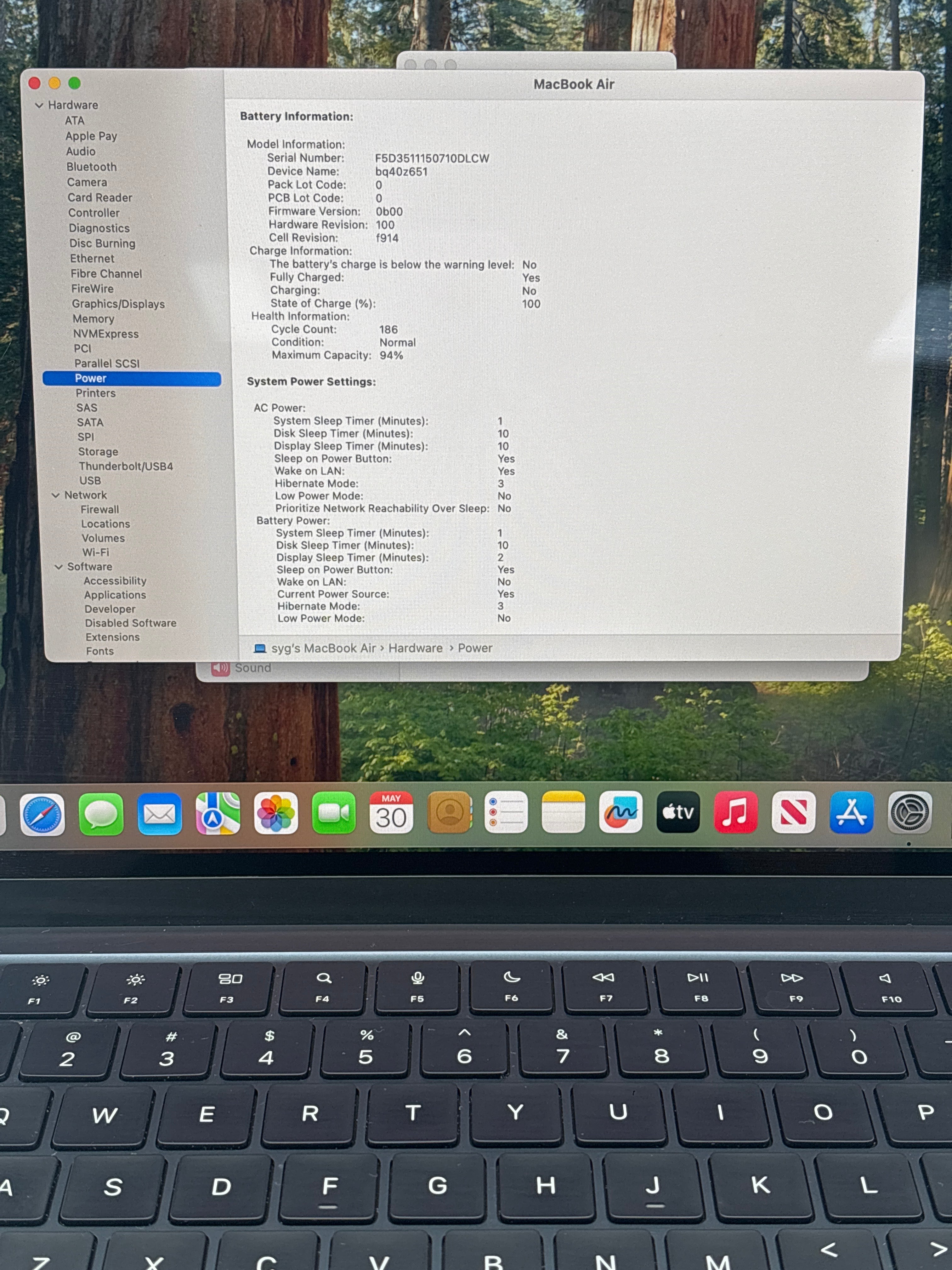 Apple MacBook Air 13" A3113 M3 8GB RAM 256GB SSD
