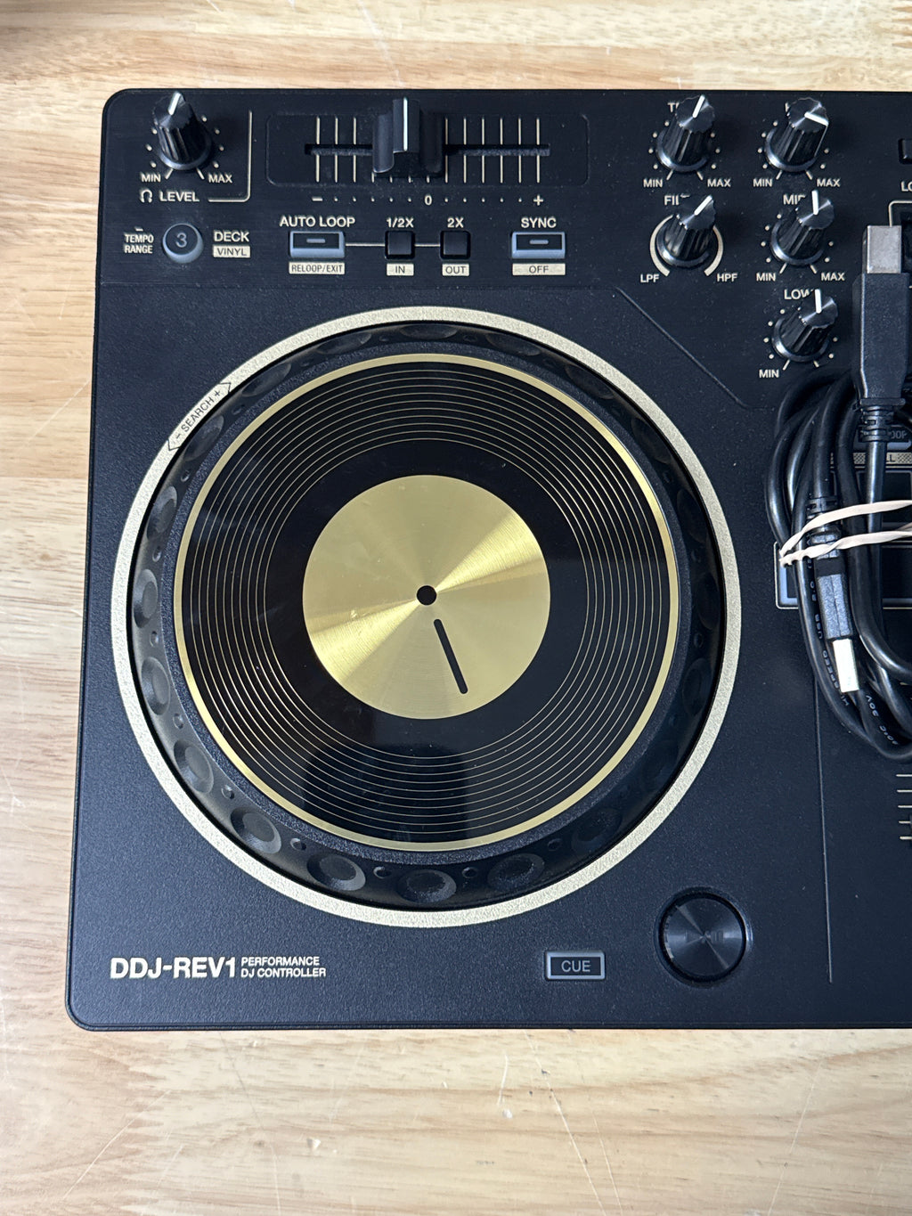 Pioneer DJ DDJ-REV1-N Serato 2 Deck Controller Black Gold Edition
