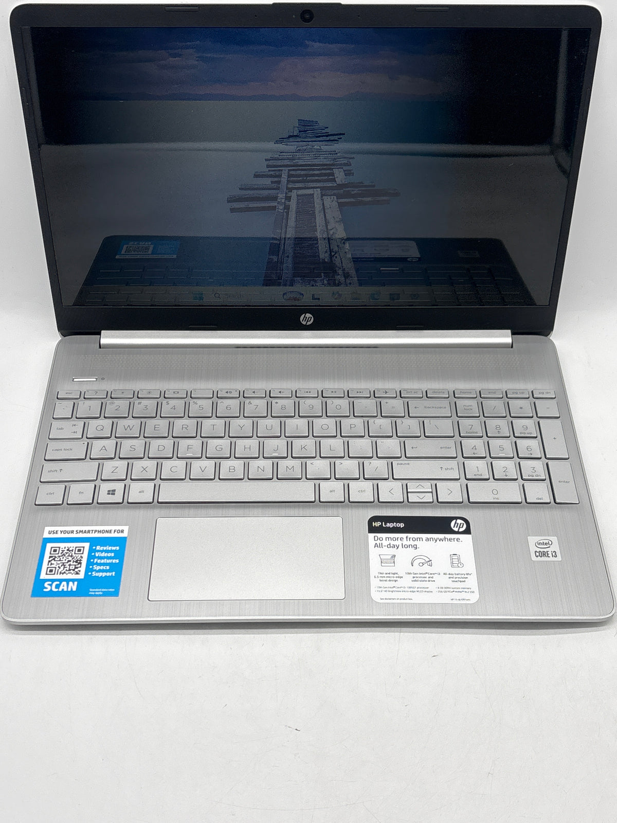 HP 15-dy1091wm 15" Intel Core i3-1005G1 8GB RAM 256GB SSD Gray - Bad Keyboard