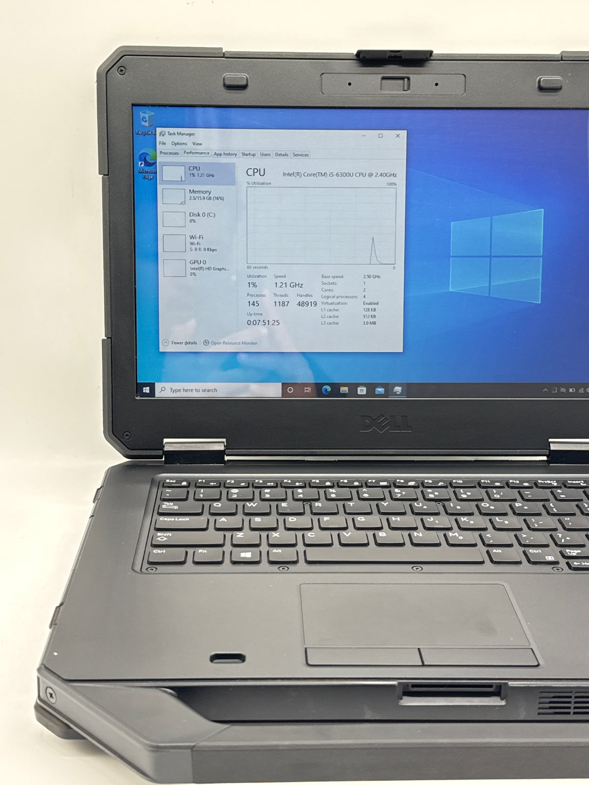 Dell Latitude 5414 Rugged i5-6300U 16GB 512GB SSD 14in Laptop - Used