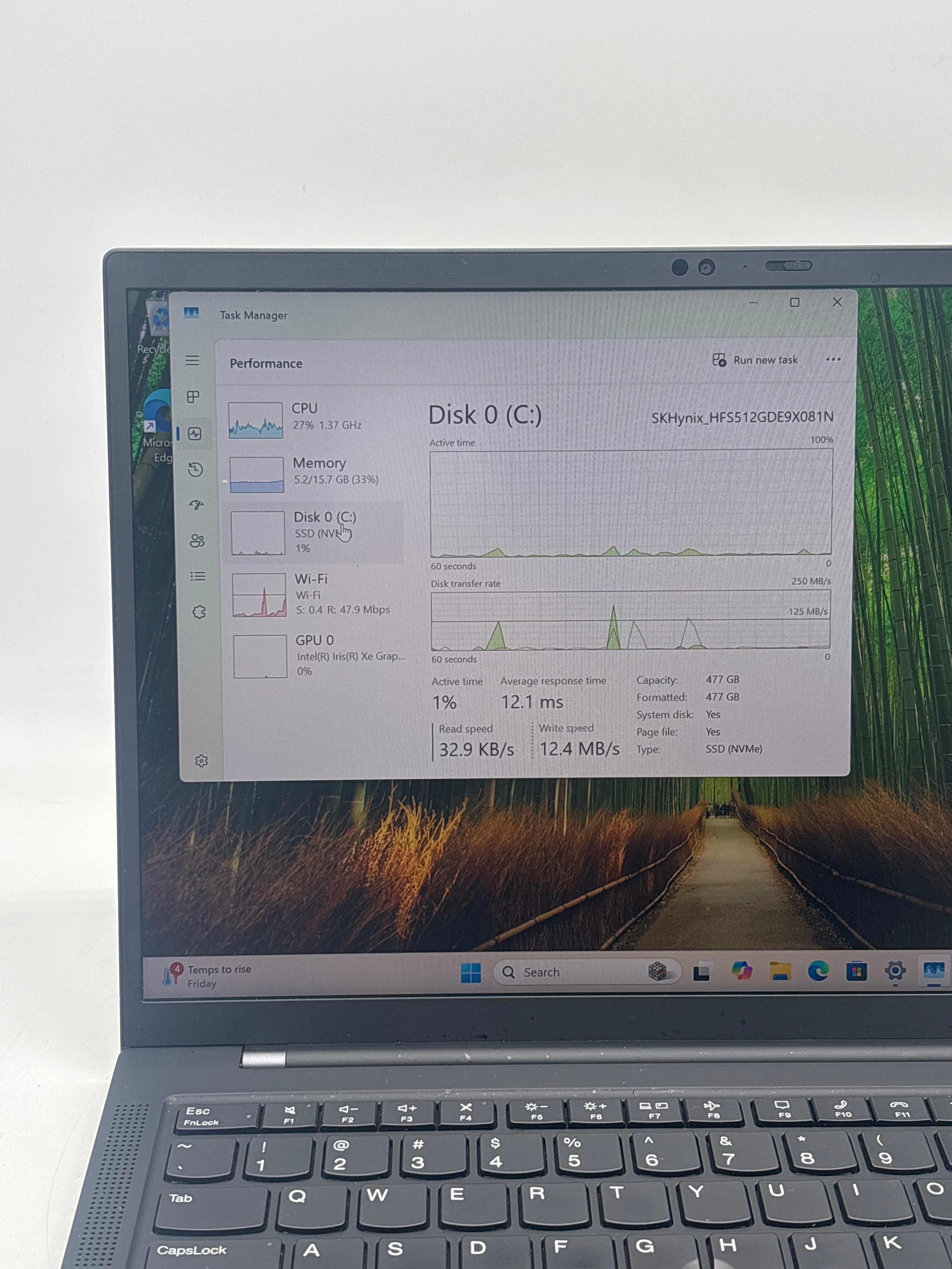 Lenovo ThinkPad X1 Carbon Gen 9 i5-1135G7 512GB 16GB RAM Win11 - Used