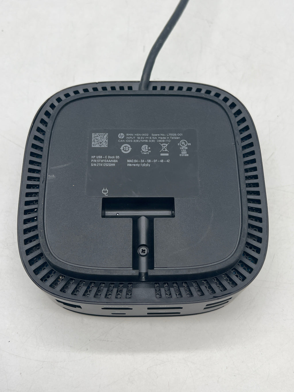 HP USB-C Dock G5 w/ Power Adapter - For Parts (Read Desc)