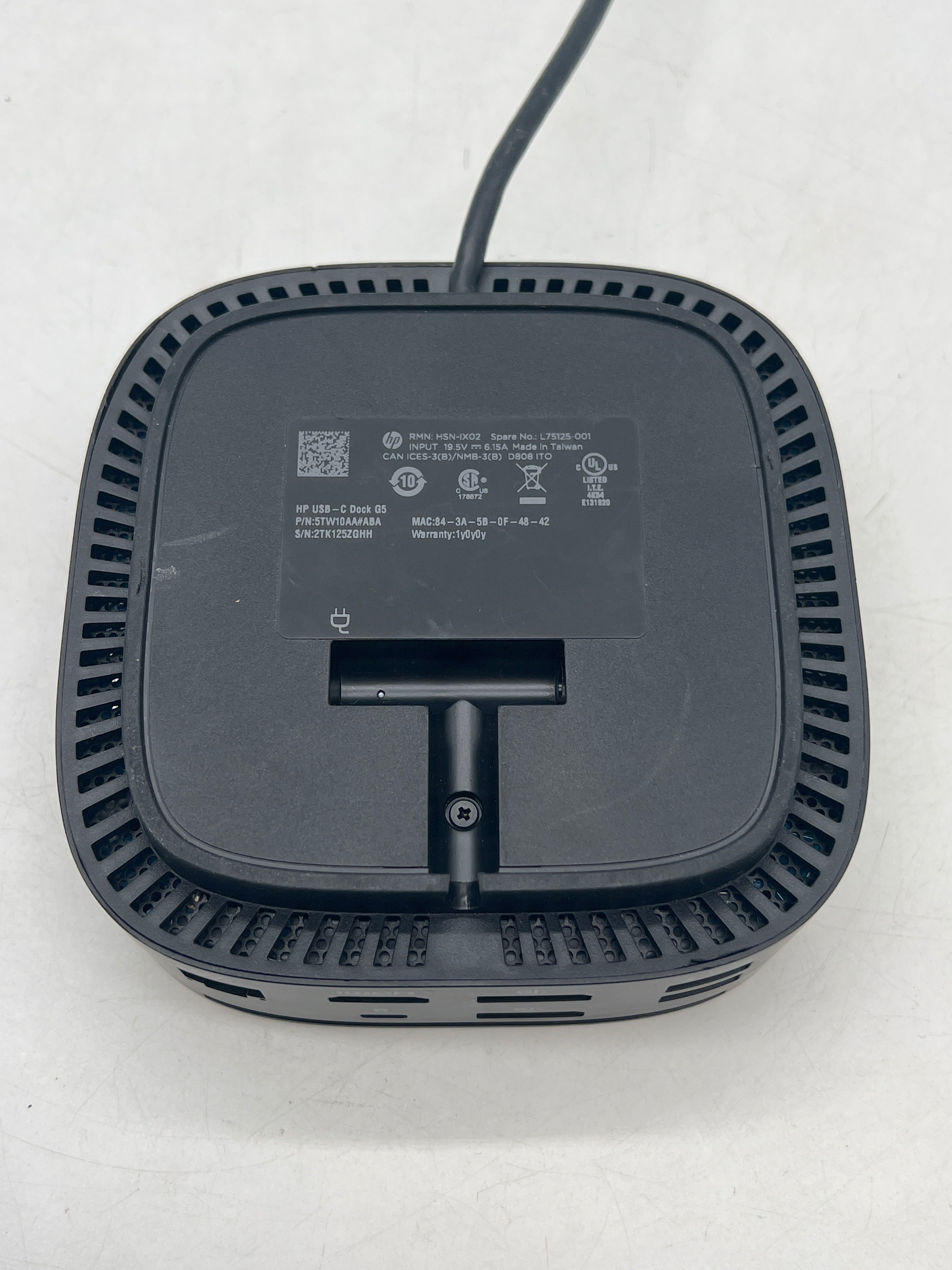 HP USB-C Dock G5 w/ Power Adapter - For Parts (Read Desc)