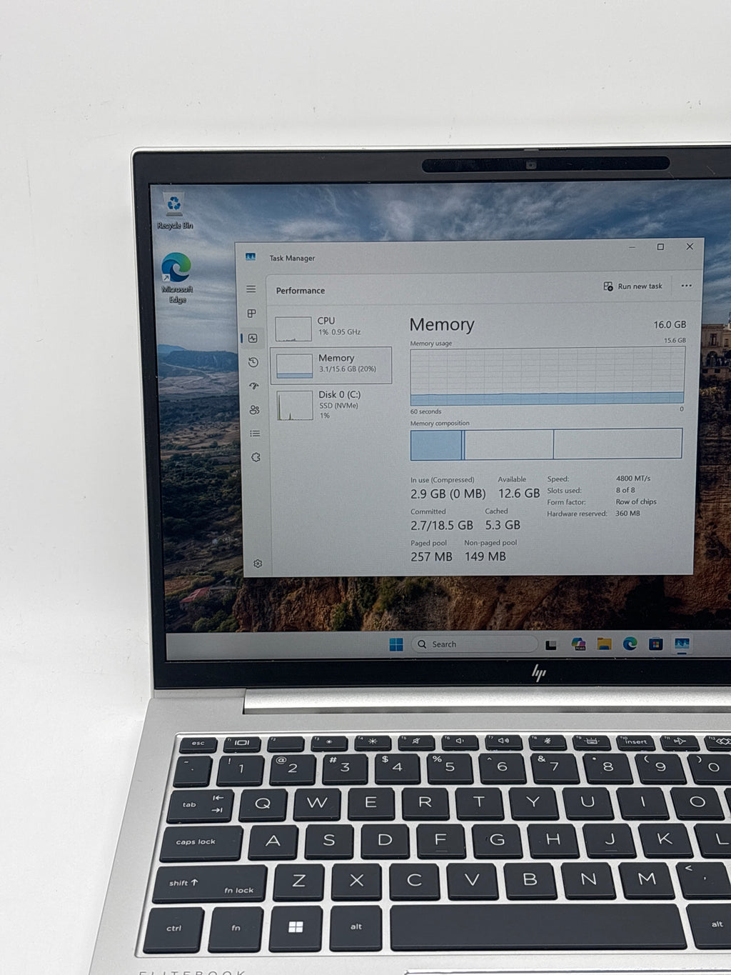 HP EliteBook 830 G10 i5-1345U 16GB RAM 256GB SSD - BIOS Lock/Remotely Managed