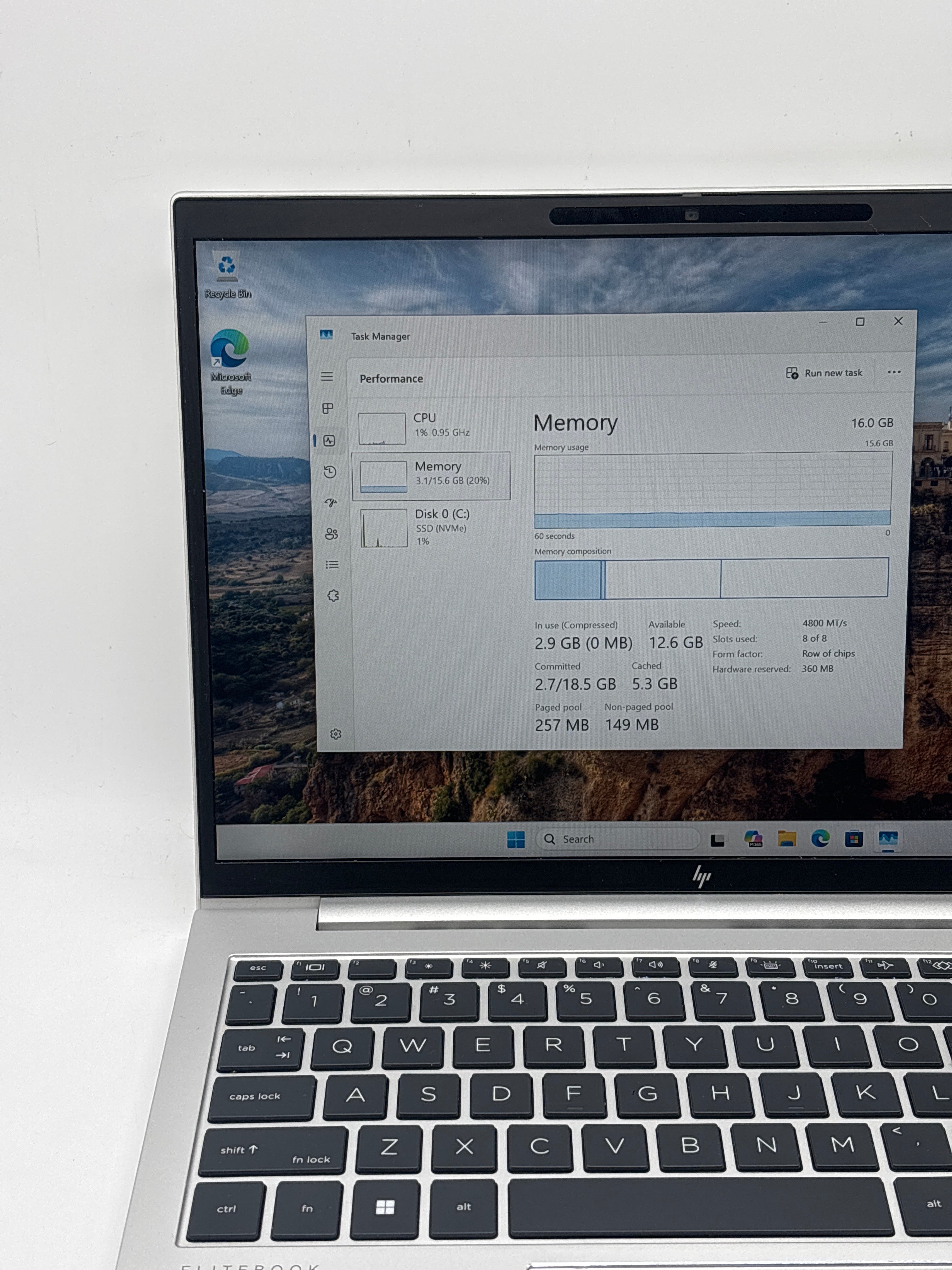 HP EliteBook 830 G10 i5-1345U 16GB RAM 256GB SSD - BIOS Lock/Remotely Managed