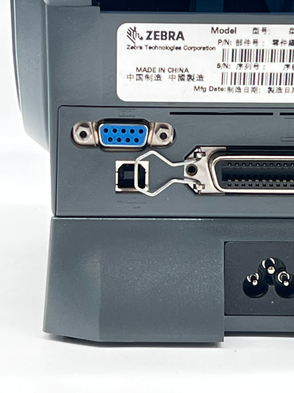 Zebra ZP450 Black Thermal Barcode Label Printer 200dpi 6 ips USB Used