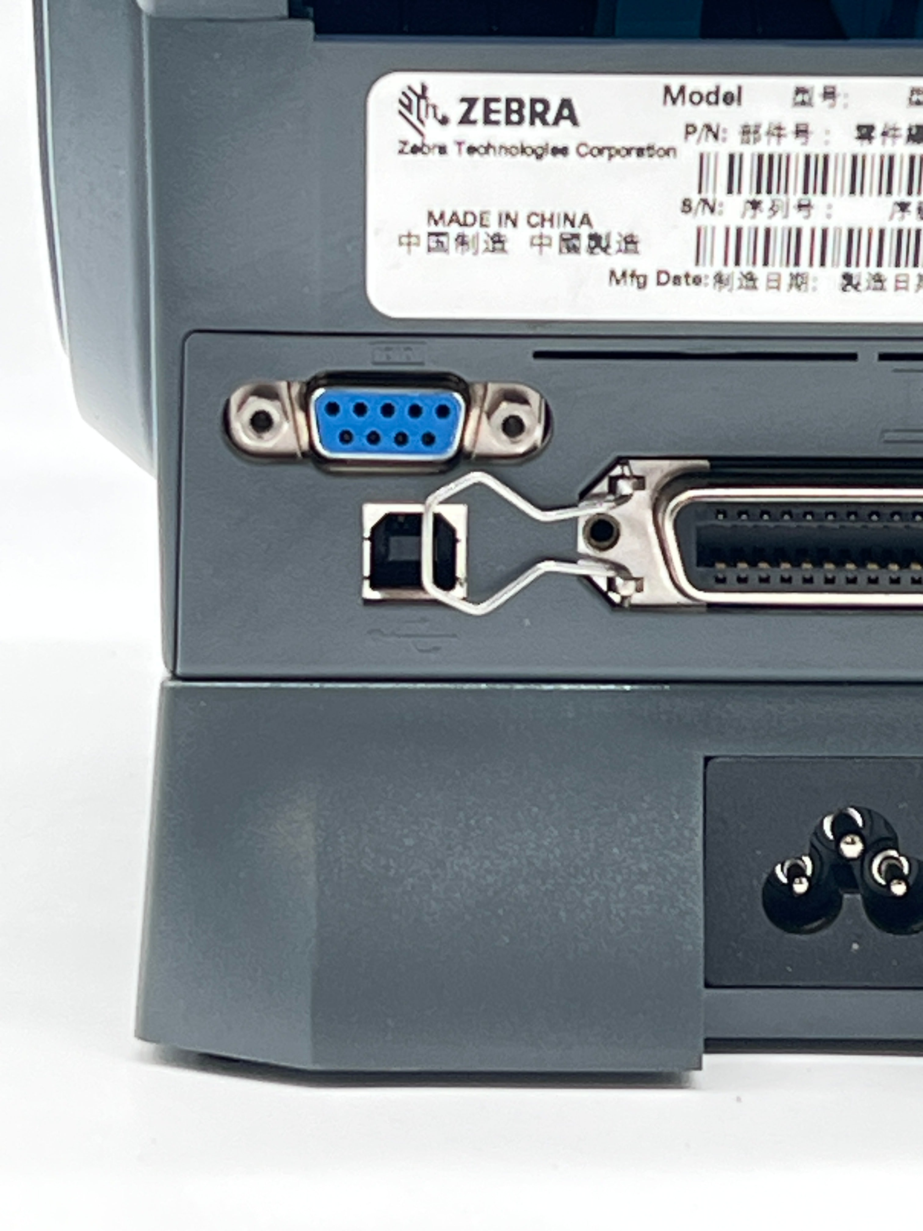 Zebra ZP450 Black Thermal Barcode Label Printer 200dpi 6 ips USB Used