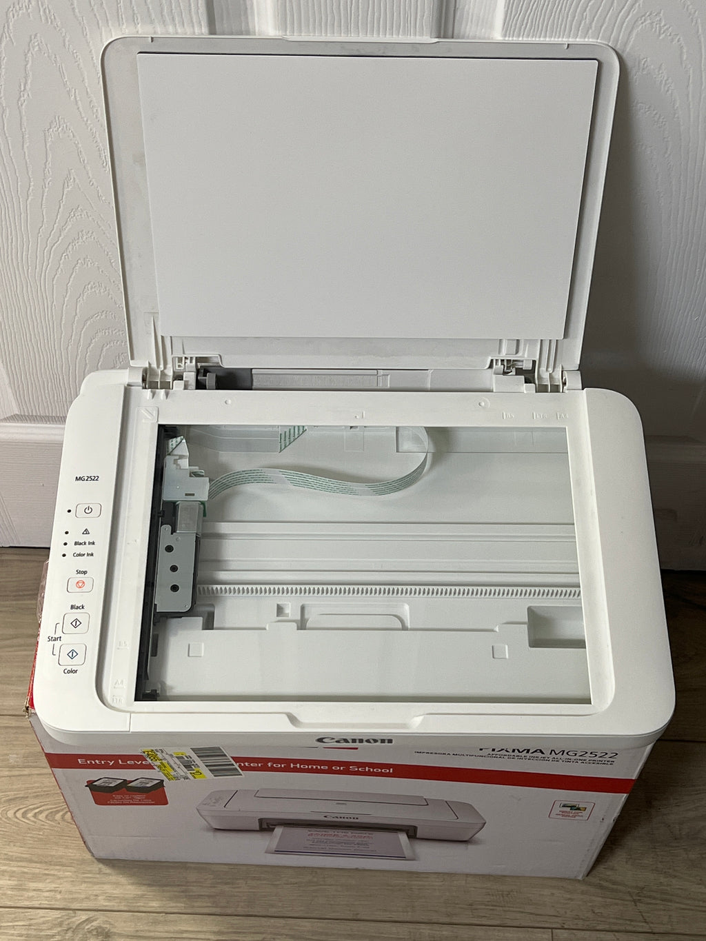 Canon PIXMA MG2522 All-In-One Color Inkjet Printer - White