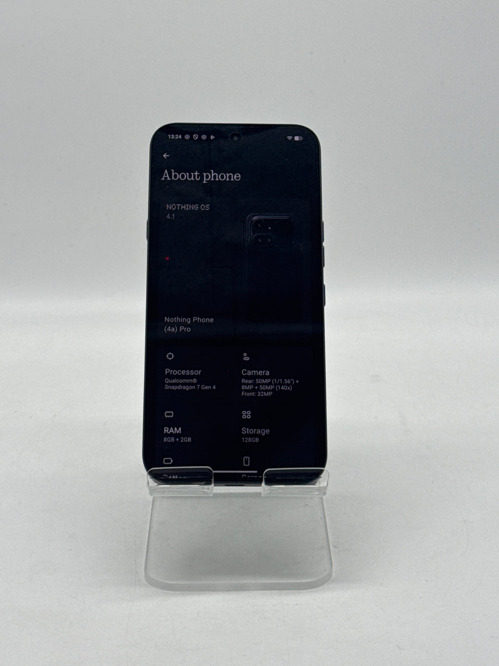 Nothing Phone (4a) Pro 6.83" 128GB 8GB RAM Black Unlocked - Open Box