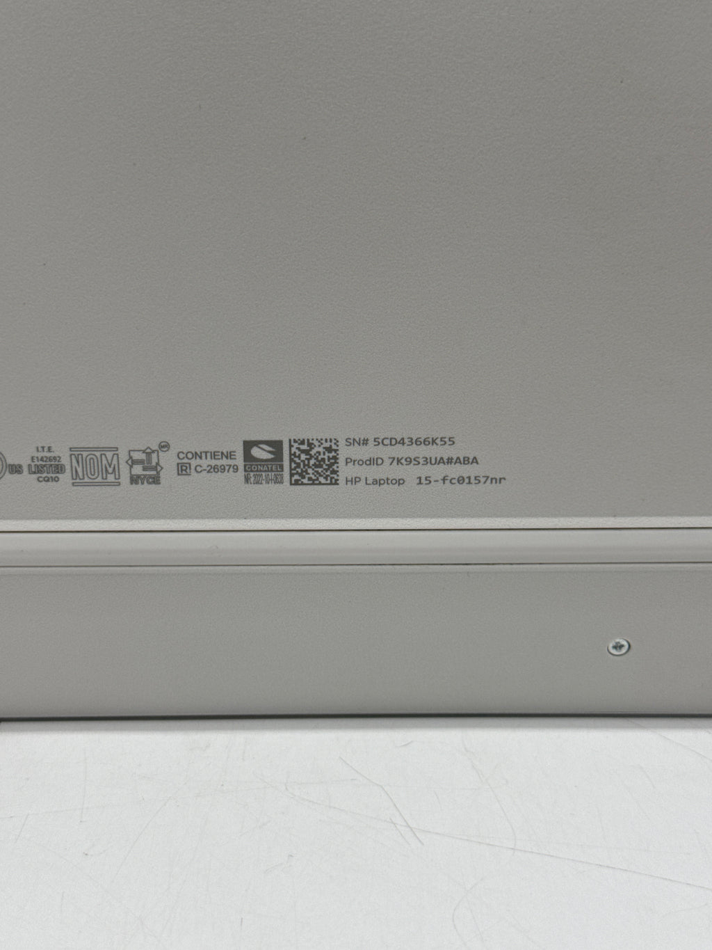 HP Laptop 15-fc0157nr 15.6" Athlon Silver 7120U 4GB RAM 256GB SSD
