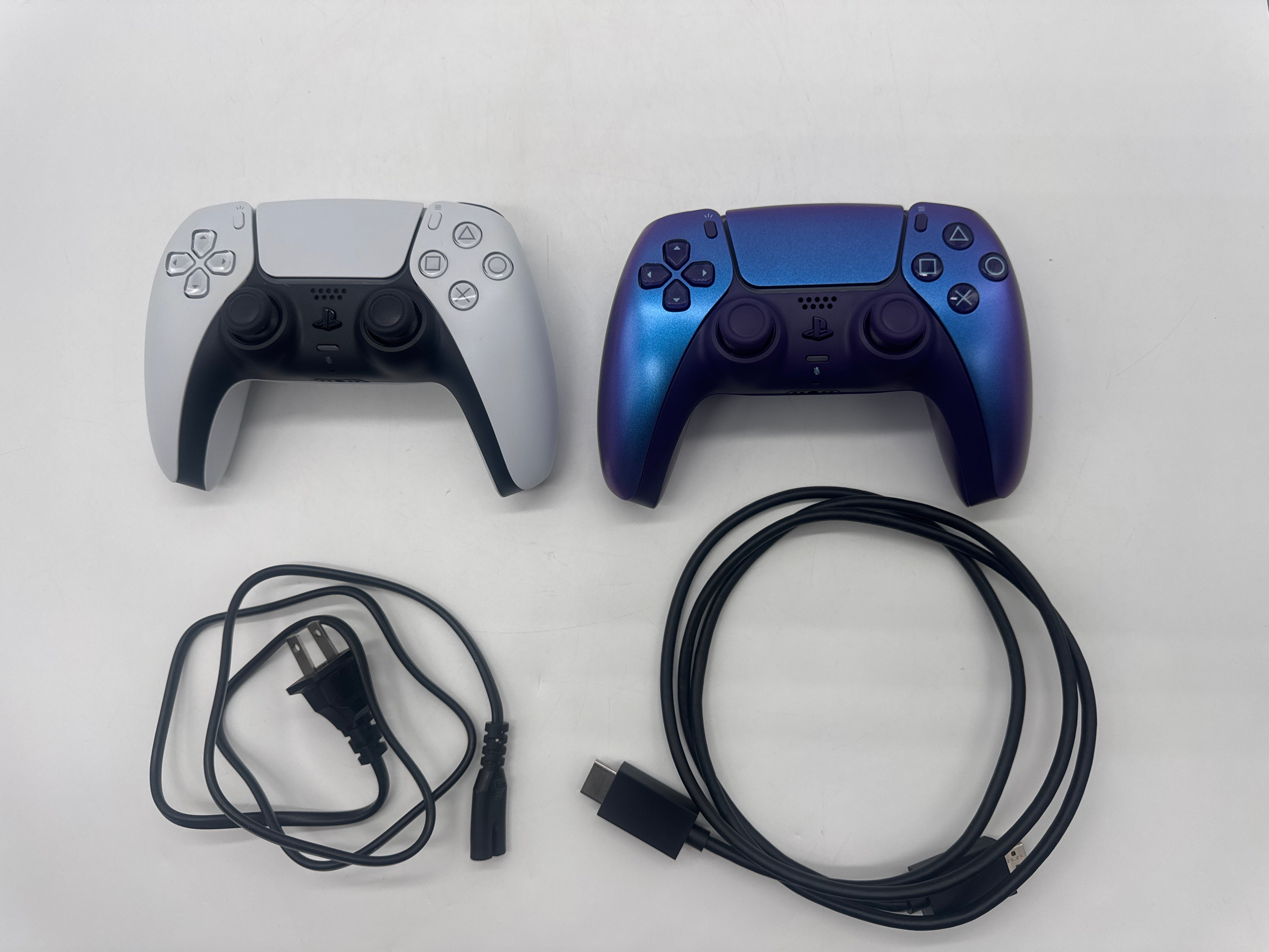 Sony PlayStation 5 Slim Disc CFI-2015 1TB + Chroma Indigo Accessories - Used With Box