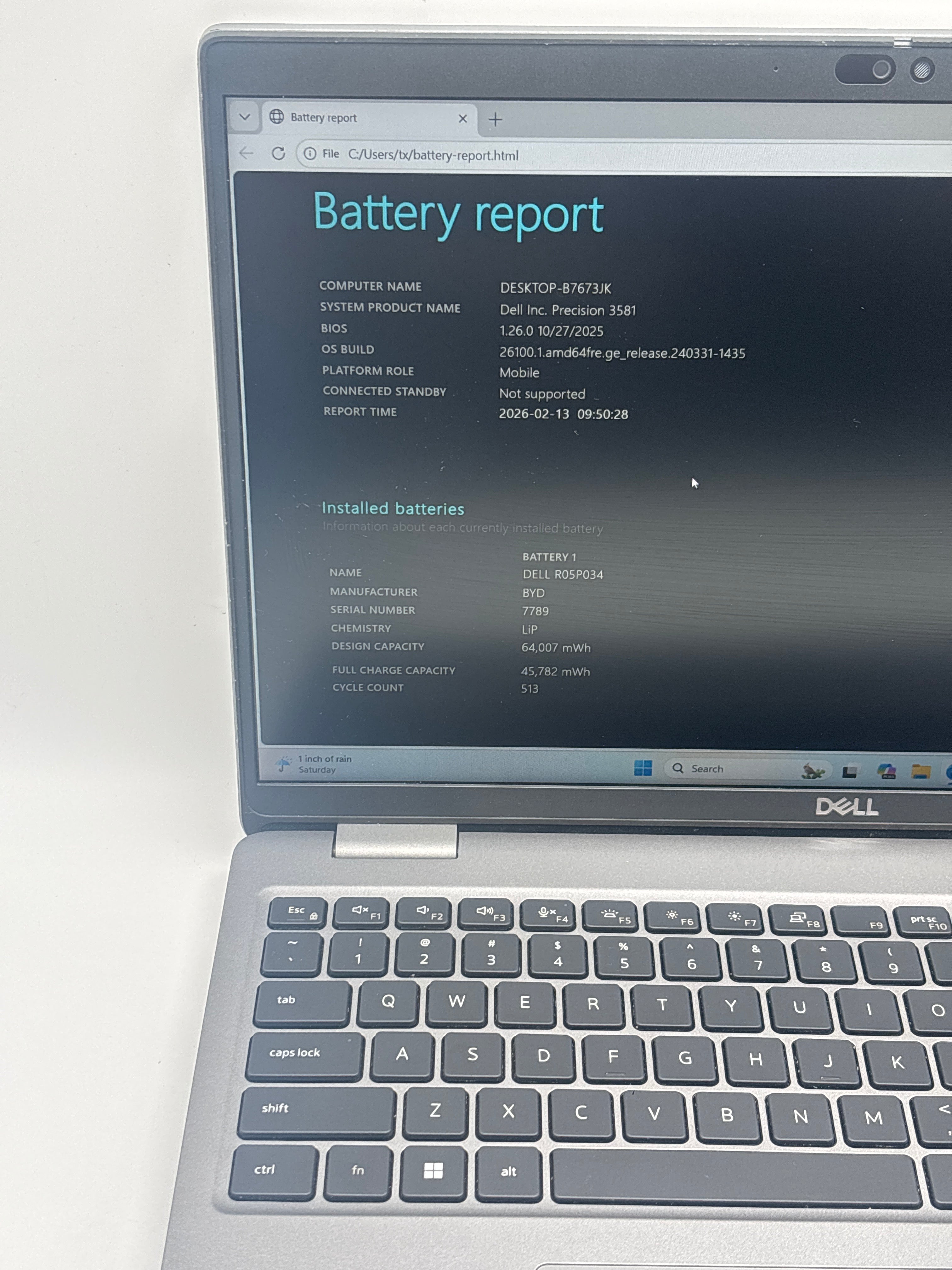 Dell Precision 3581 i5-13600H 16GB RAM 256GB SSD