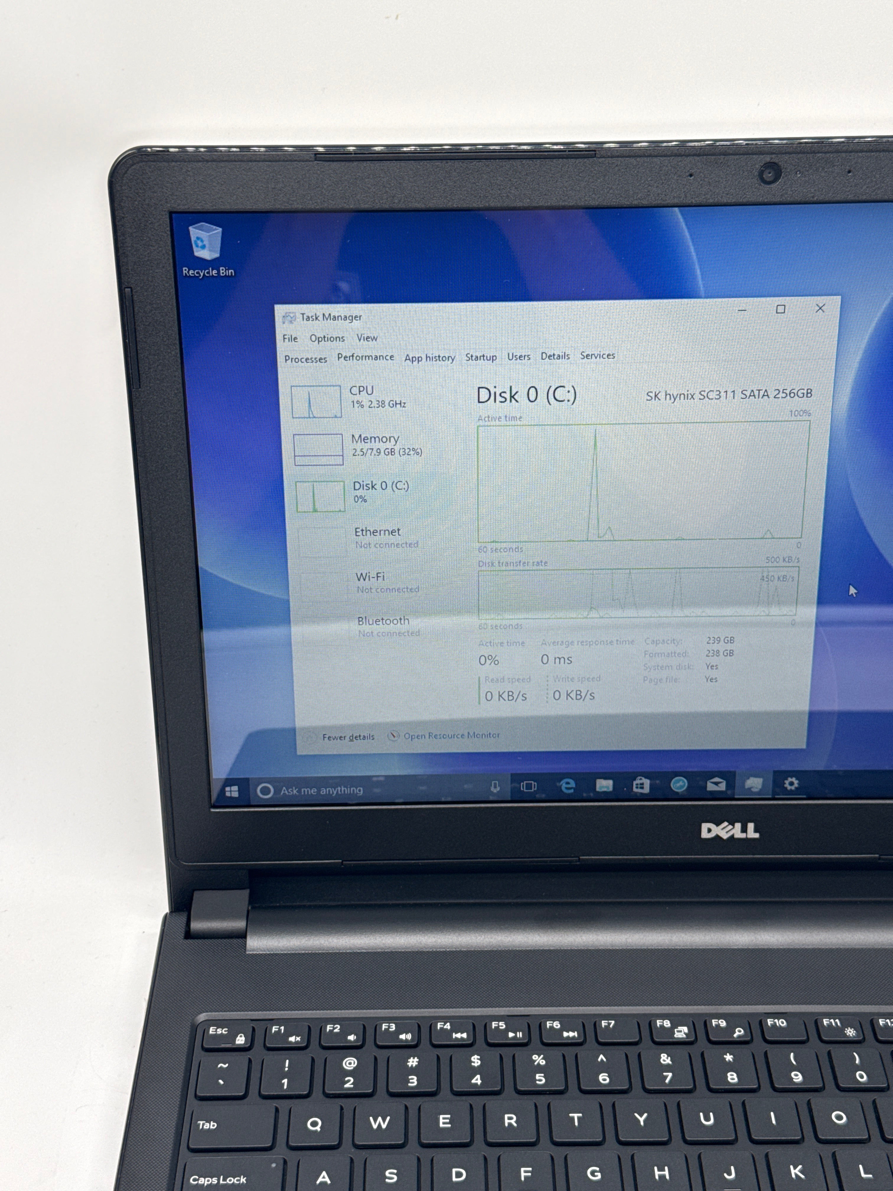 Dell Inspiron 5566 i5-7200U 8GB RAM 256GB SSD