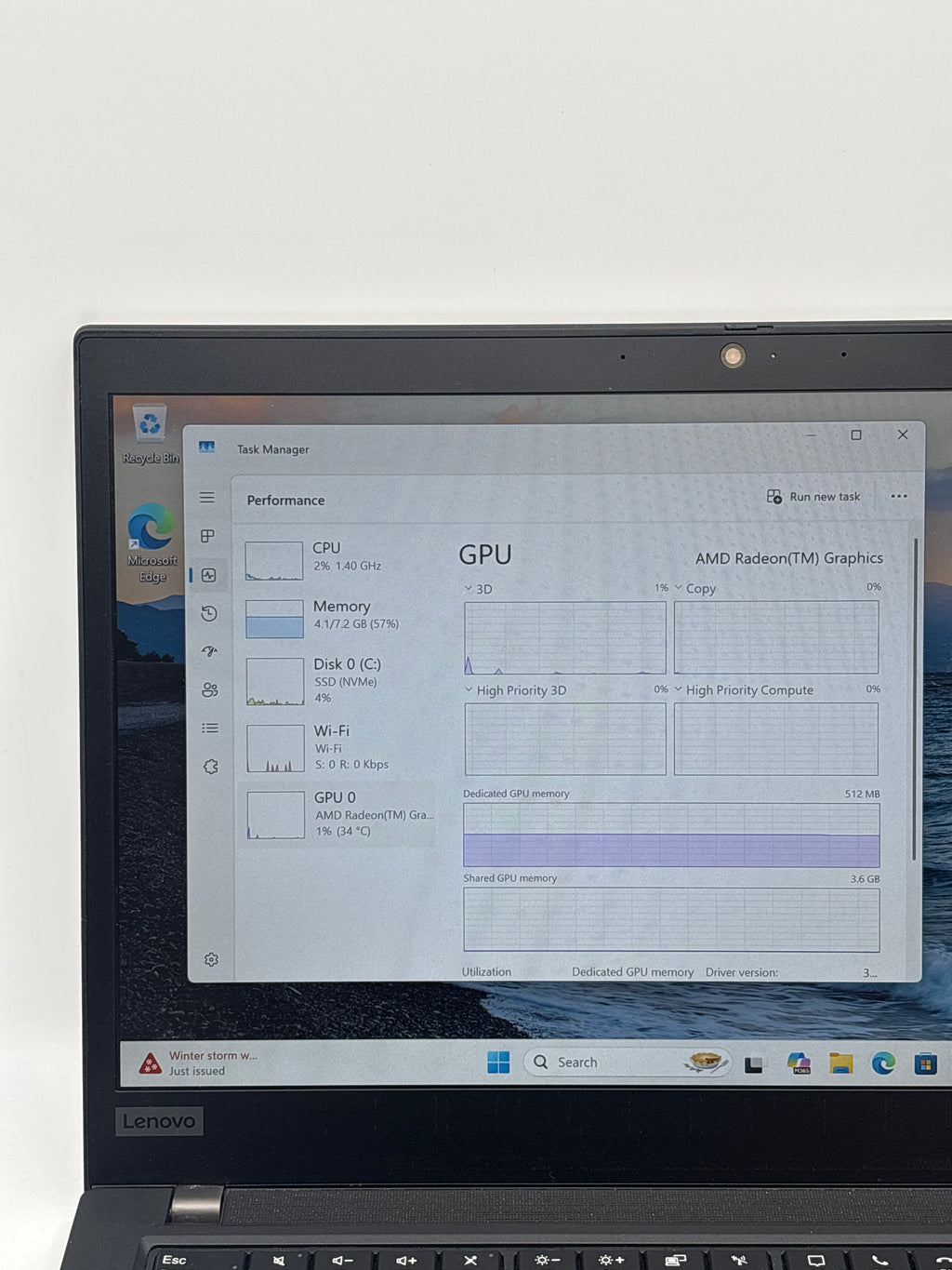 Lenovo ThinkPad T14 Gen 1 AMD Ryzen 5 Pro 4650U 8GB SSD 256GB