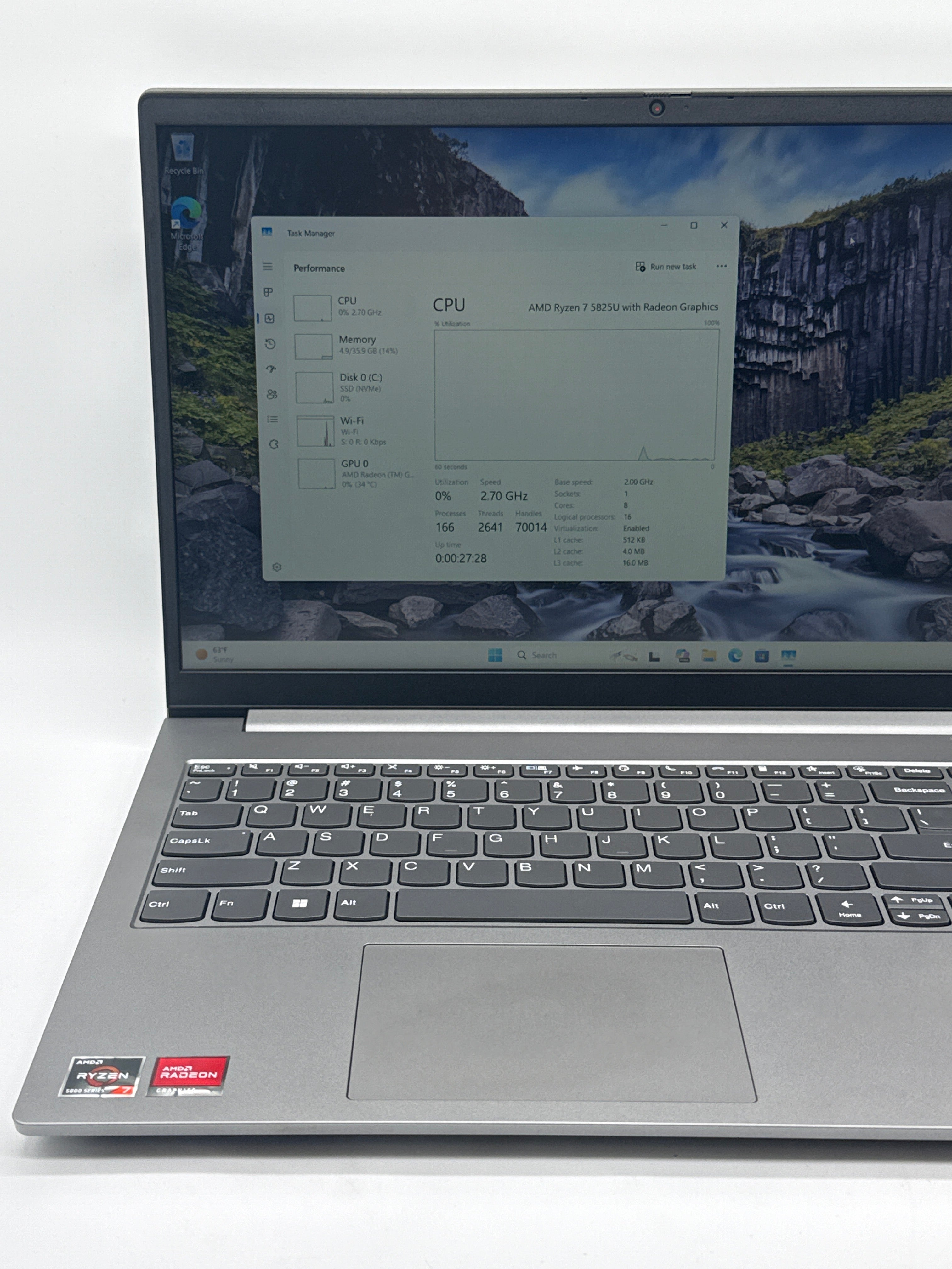 Lenovo ThinkBook 15 Gen 4 Ryzen 7 5825U 40GB RAM 1TB SSD