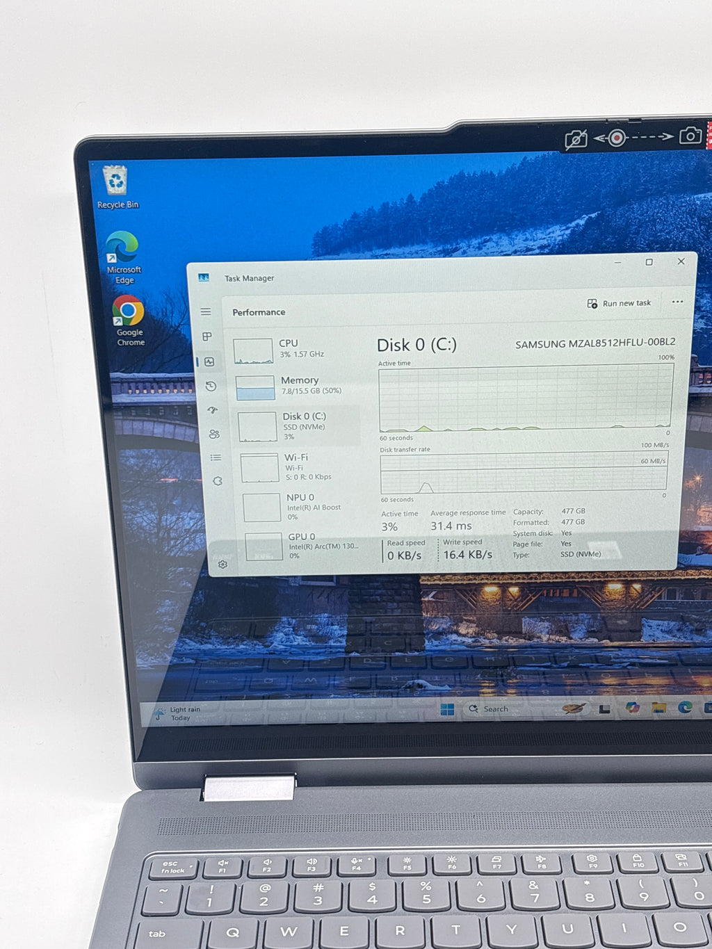 Lenovo Yoga 7 2-in-1 16ILL10 Ultra 5 226V 16GB RAM 512GB SSD - (Battery Health 100%)