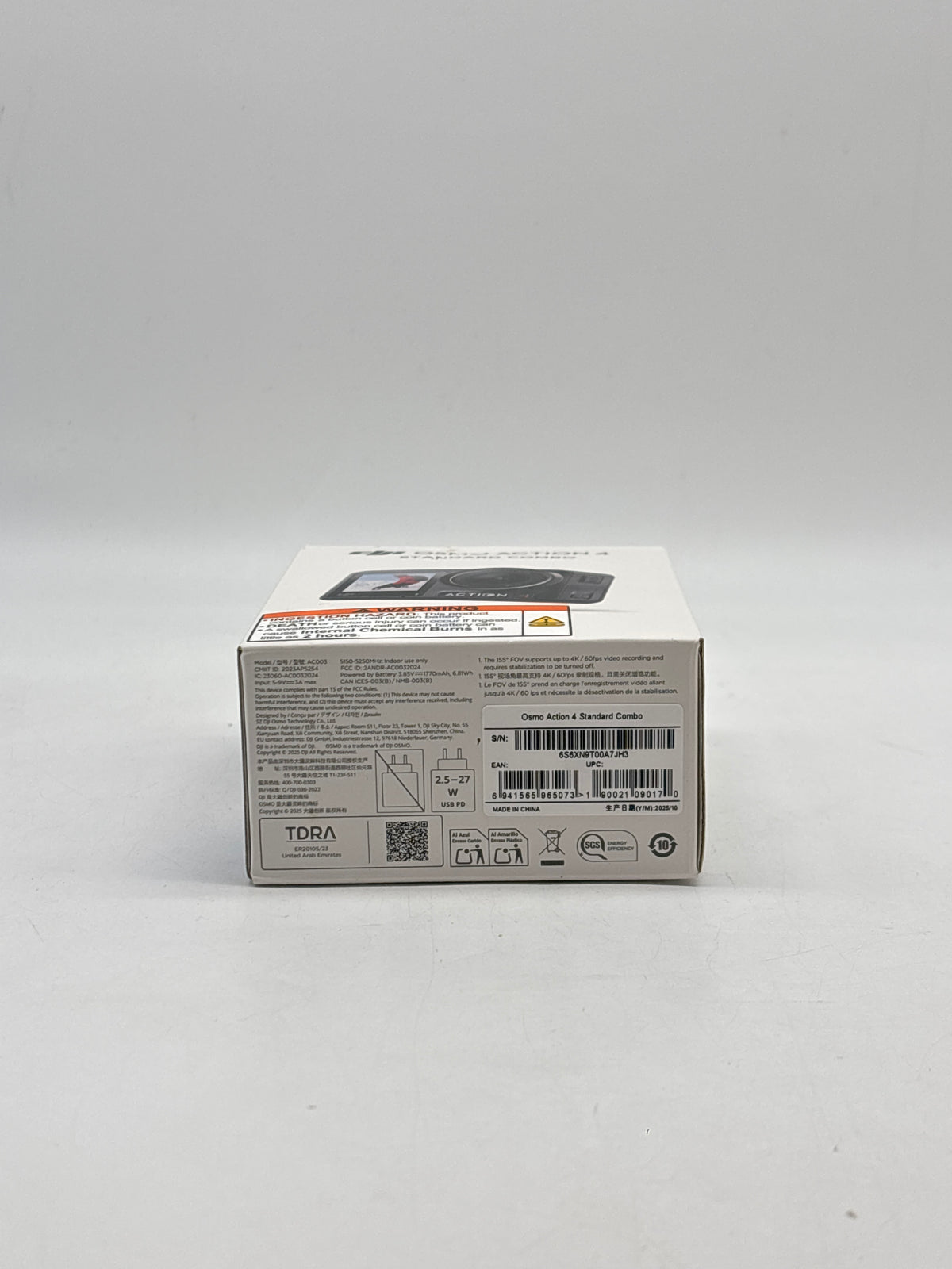DJI Osmo Action 4 4K/120fps Action Camera Waterproof Black - Used