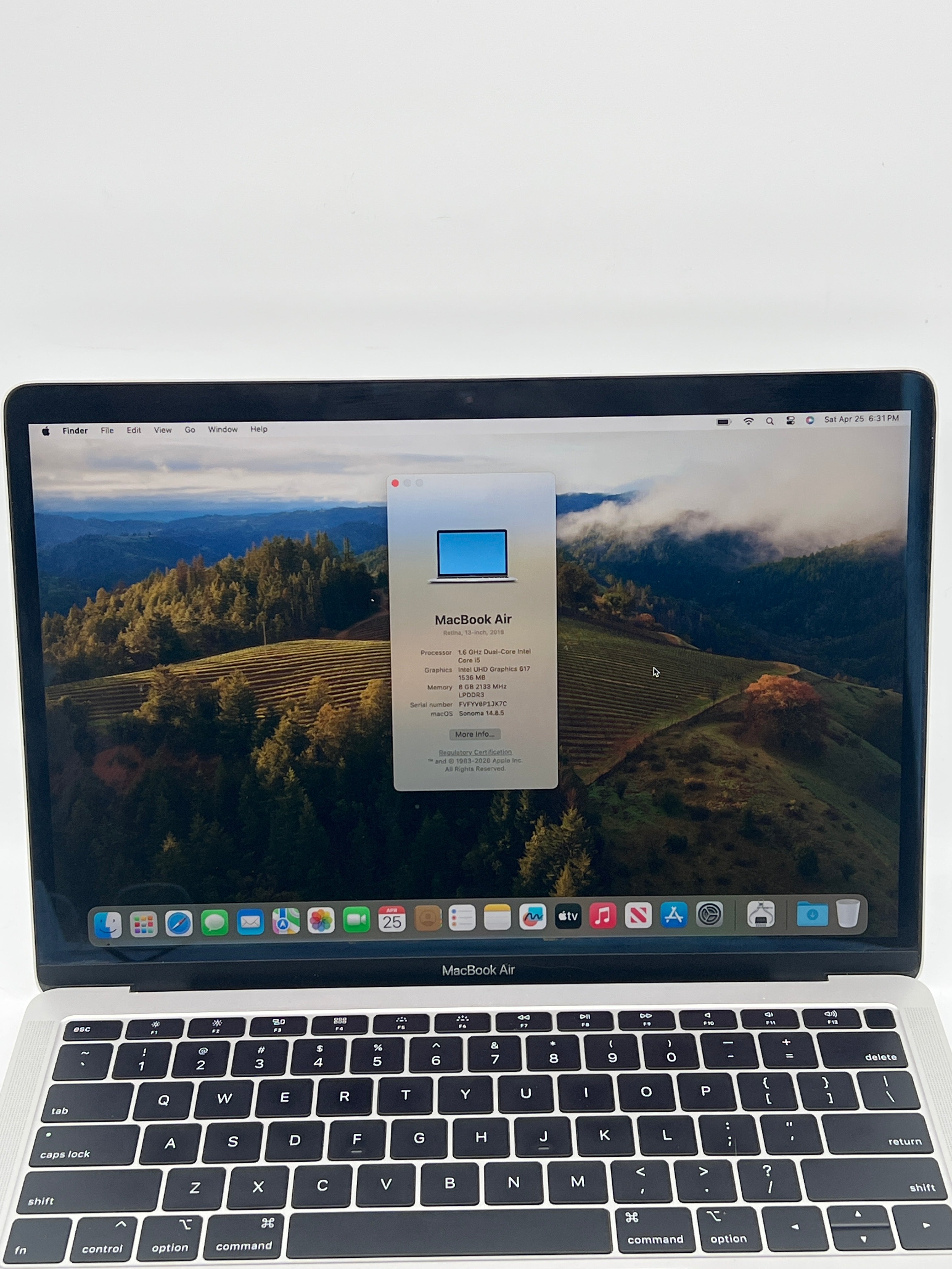 Apple MacBook Air 13" A1932 i5 8GB RAM 128GB SSD - For Parts Cracked Screen