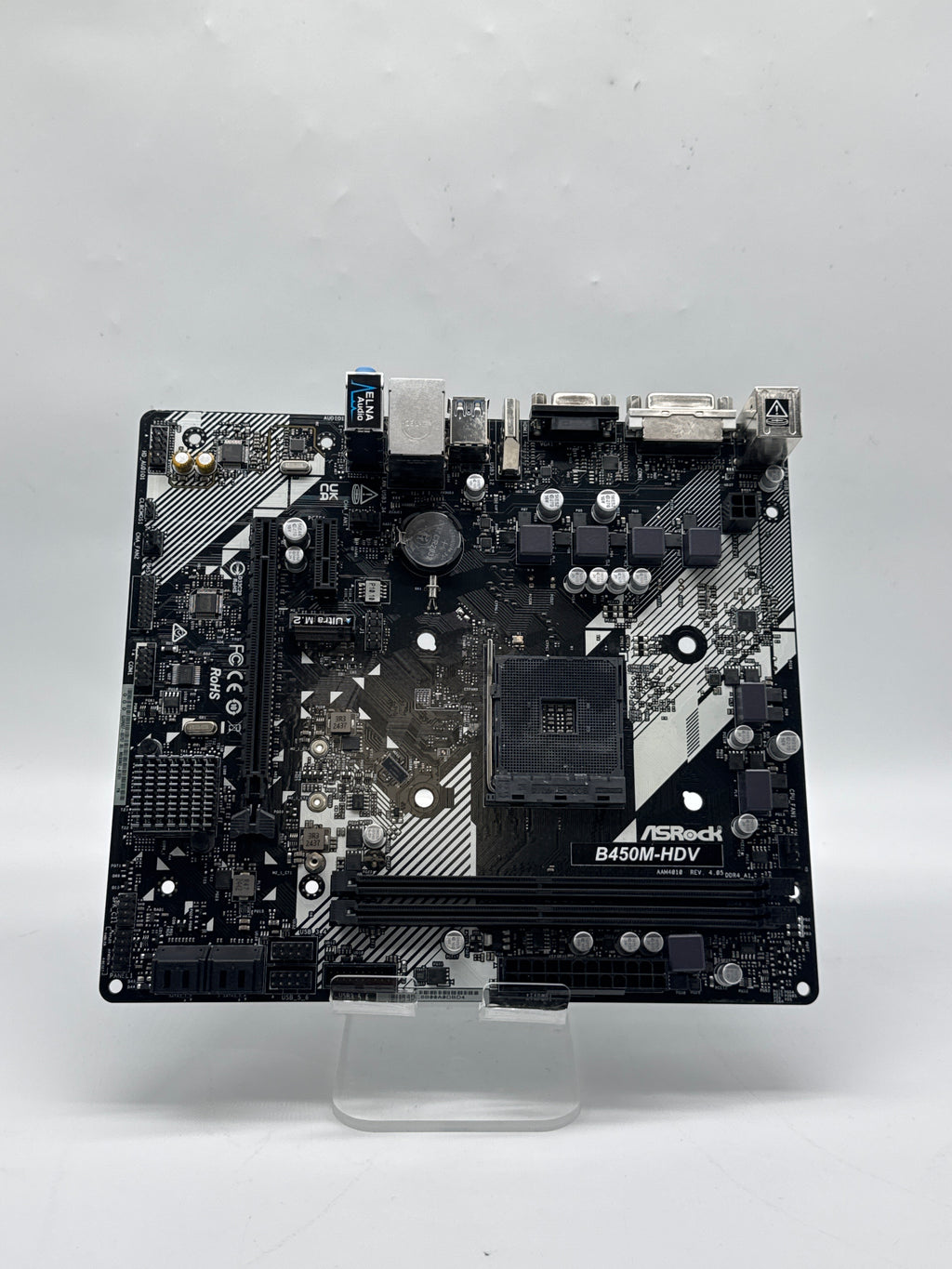 ASRock B450M-HDV Socket AM4 Micro-ATX AMD B450 Motherboard - For Parts
