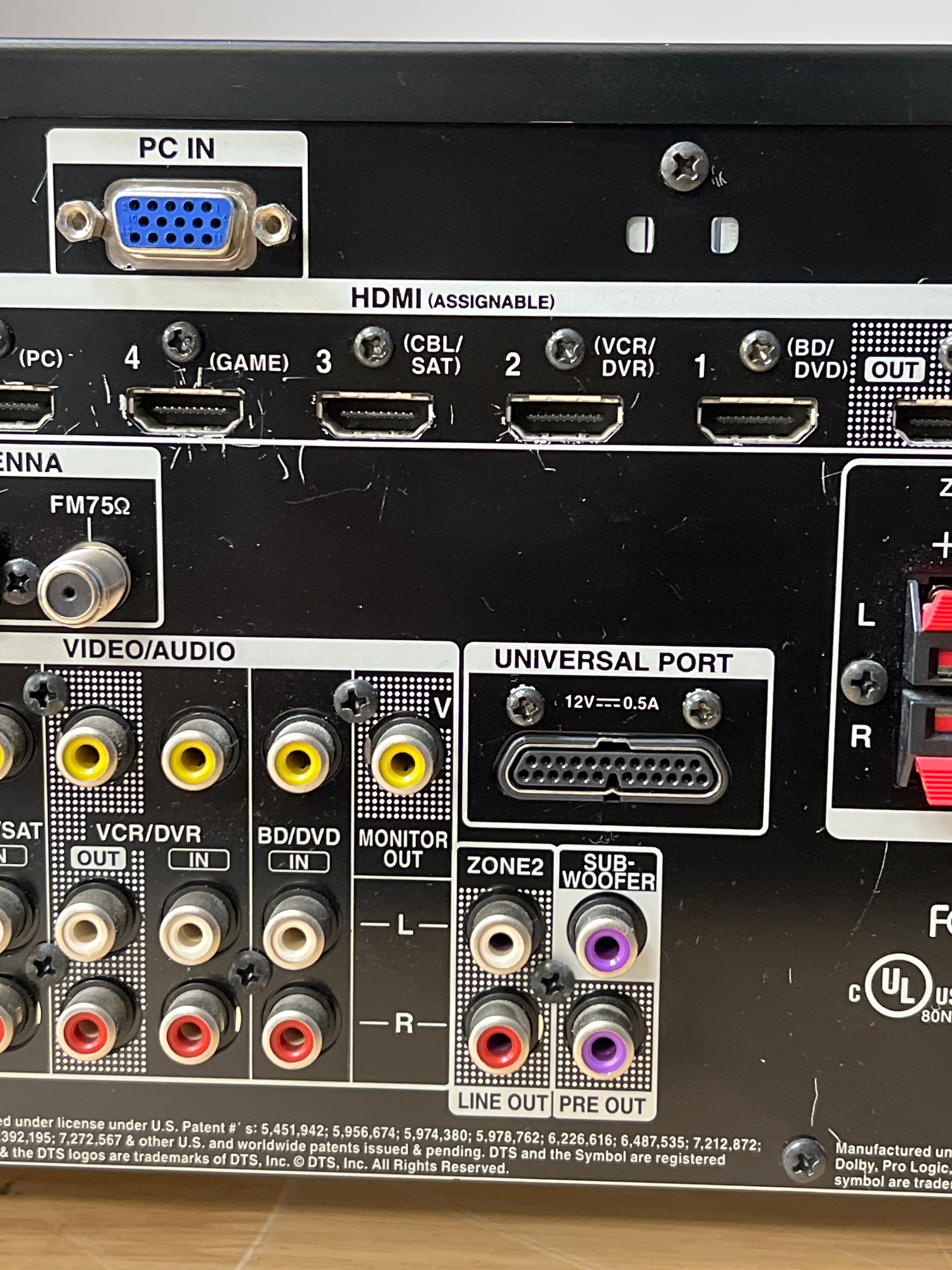 Onkyo TX-NR609 A/V Receiver Black - For Parts (No Sound)