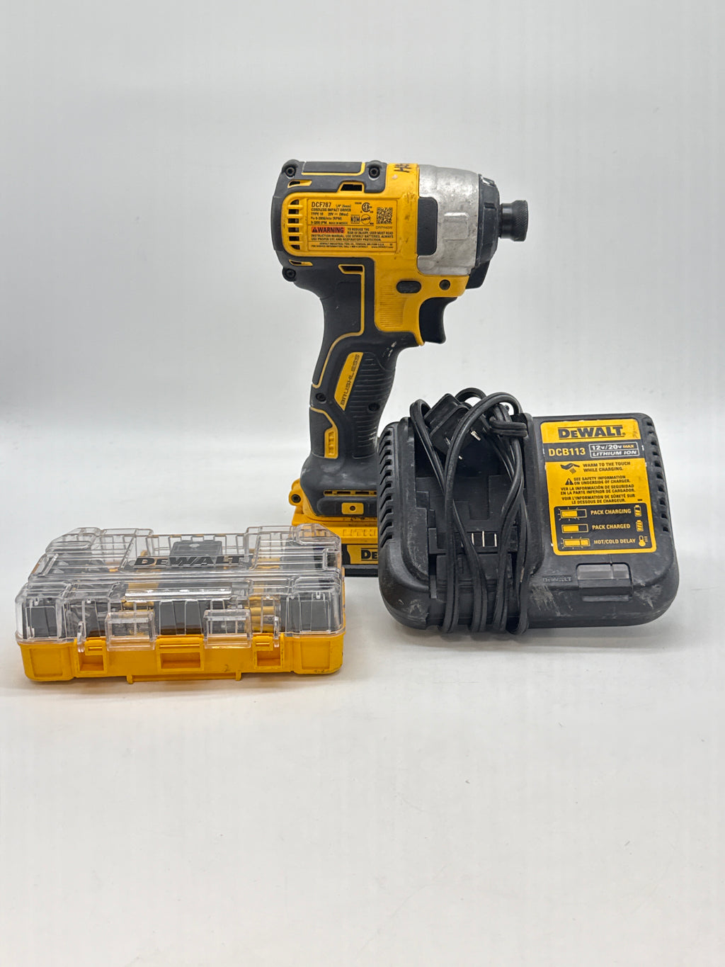 DeWalt DCF787 20V Brushless 1/4 in Impact Driver Kit w/Charger