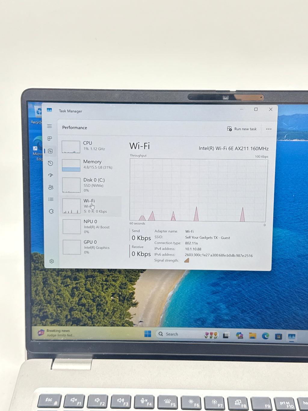 Dell Pro 14 14" Core Ultra 5 235U 2.0GHz 16GB RAM 512GB SSD Gray Used