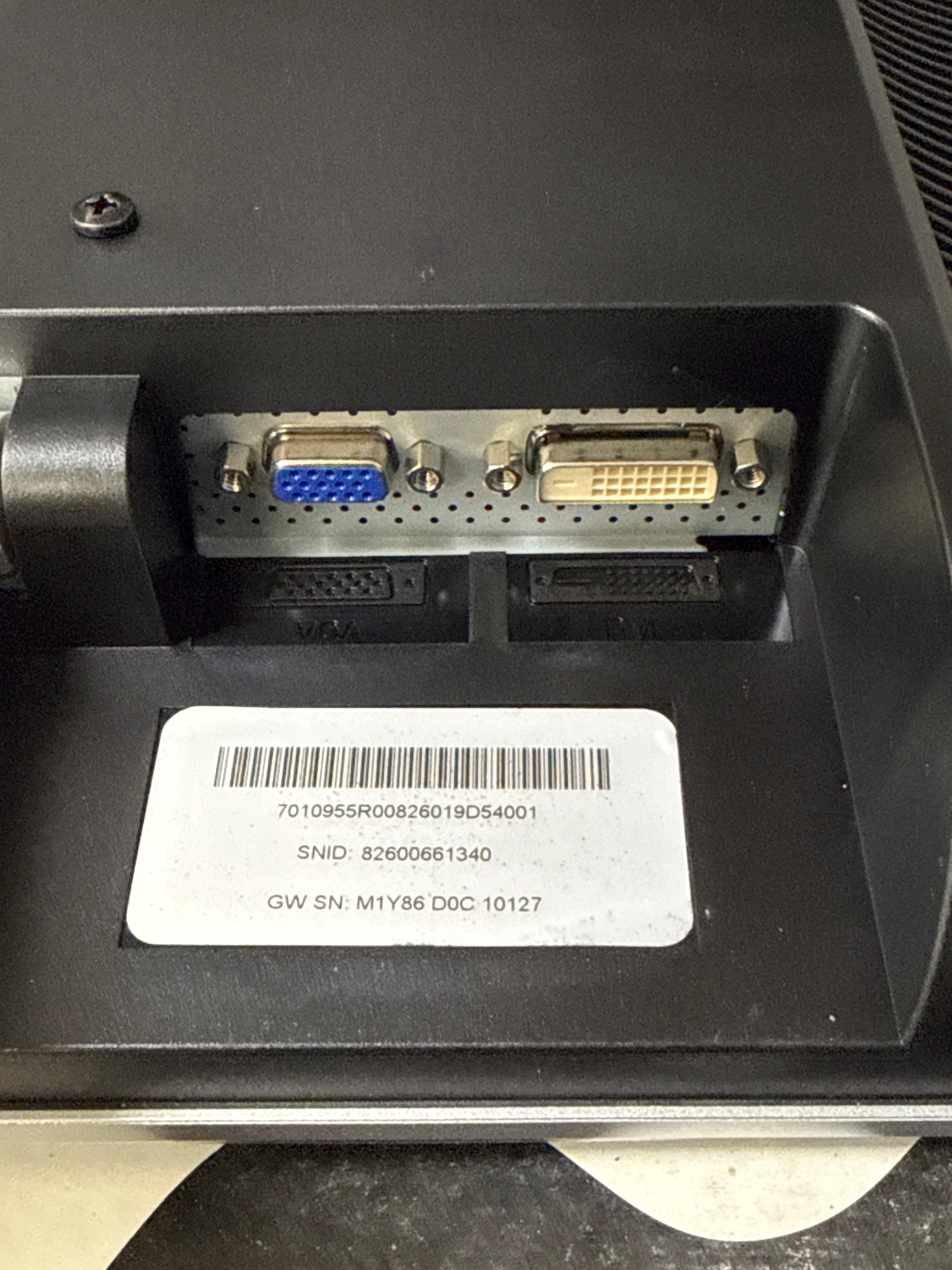 Gateway HD1900 19” Wide Black LCD Monitor 1440X900