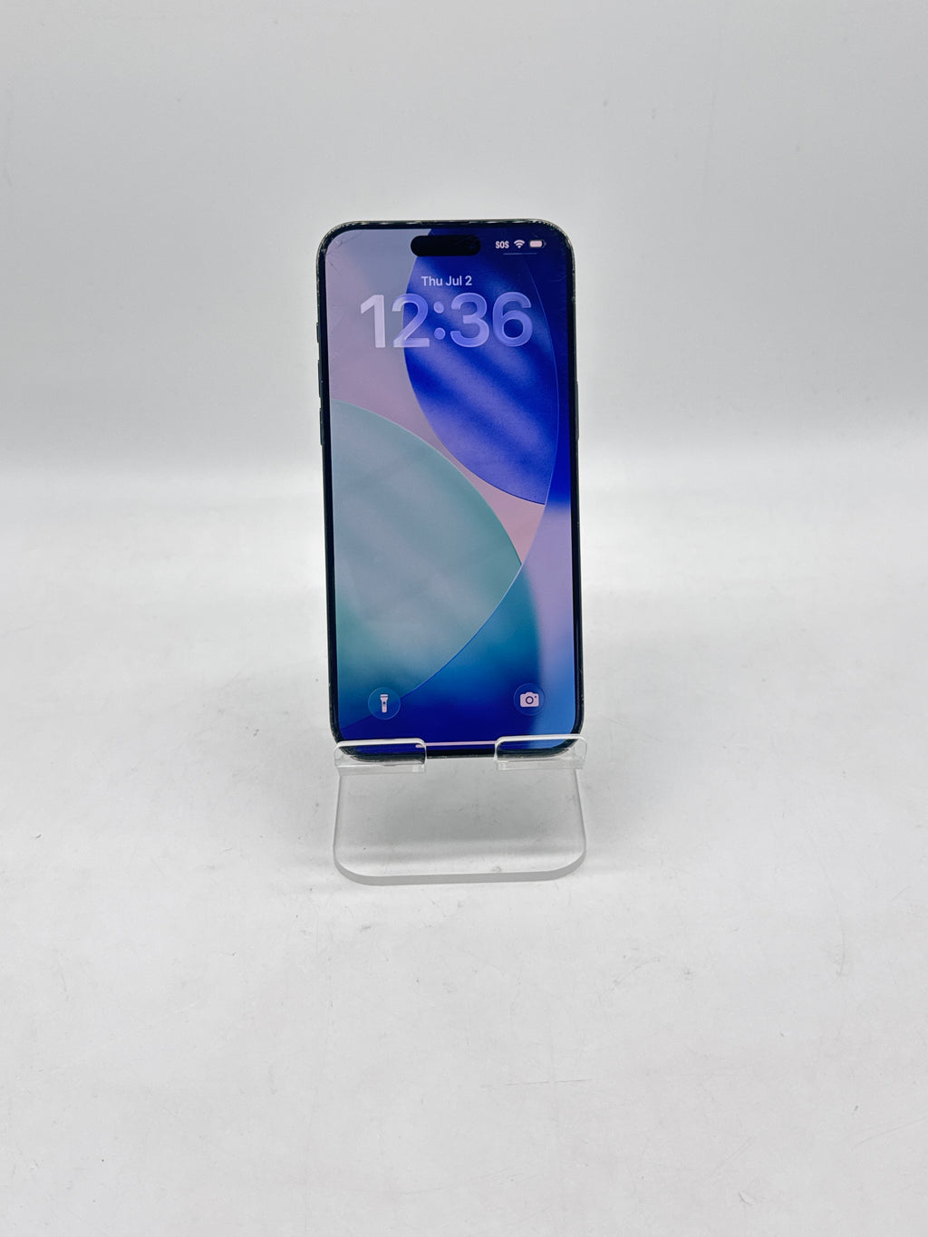Apple iPhone 15 Pro Max 256GB Blue Titanium Unlocked - Cracked Back/Screen