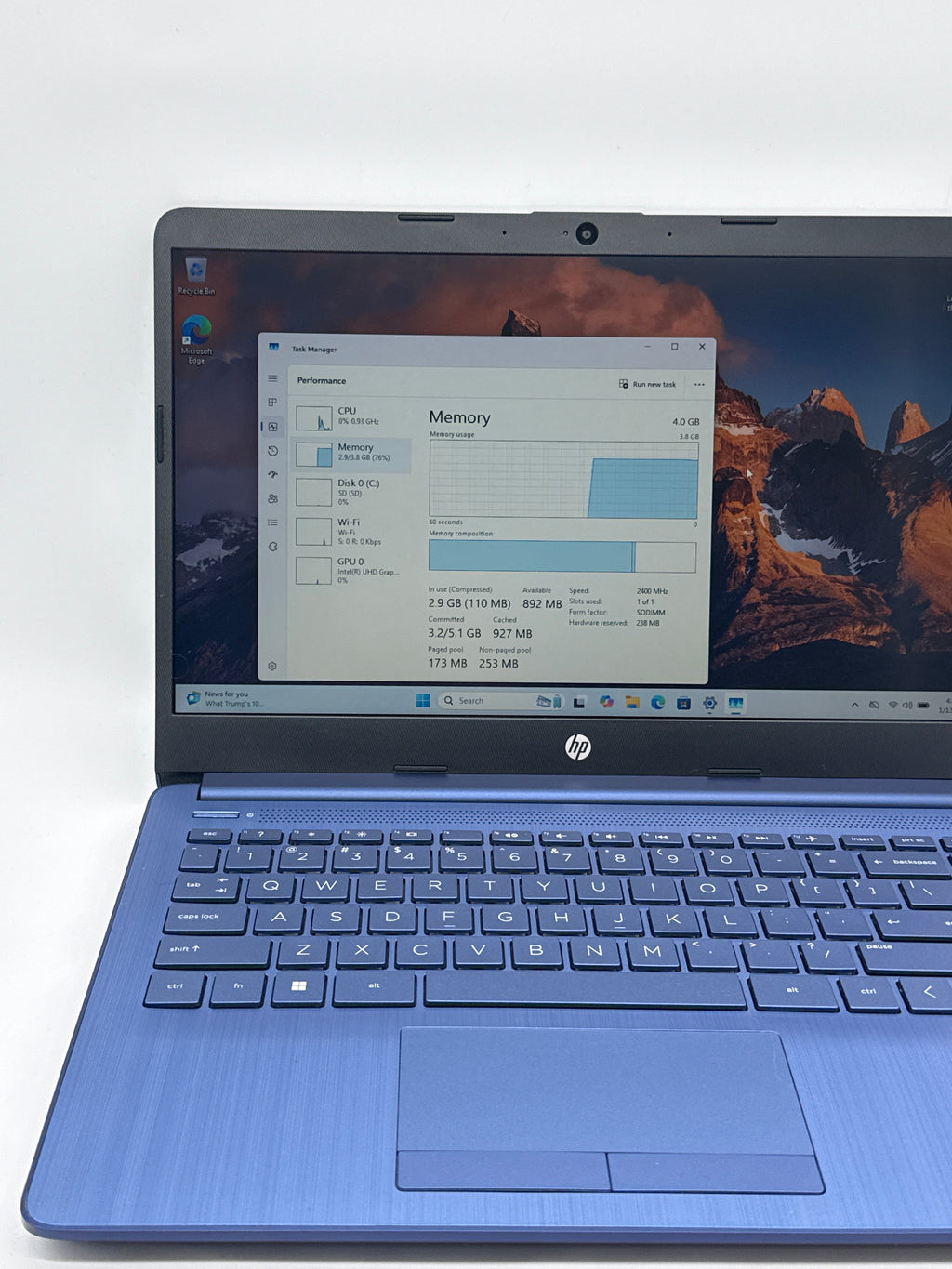 HP Stream Stream Intel Celeron N4120 4GB RAM 64GB SD