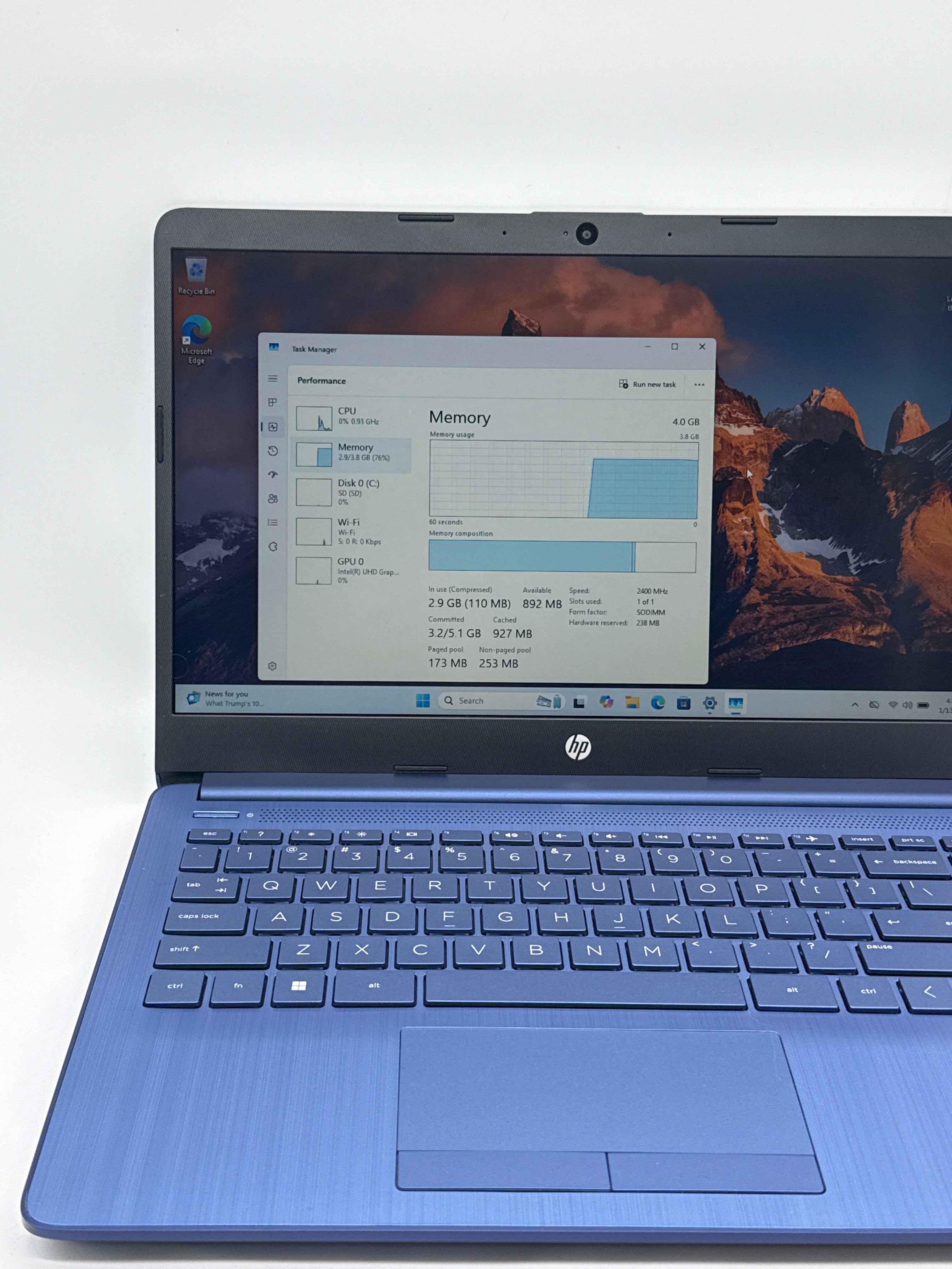 HP Stream Stream Intel Celeron N4120 4GB RAM 64GB SD