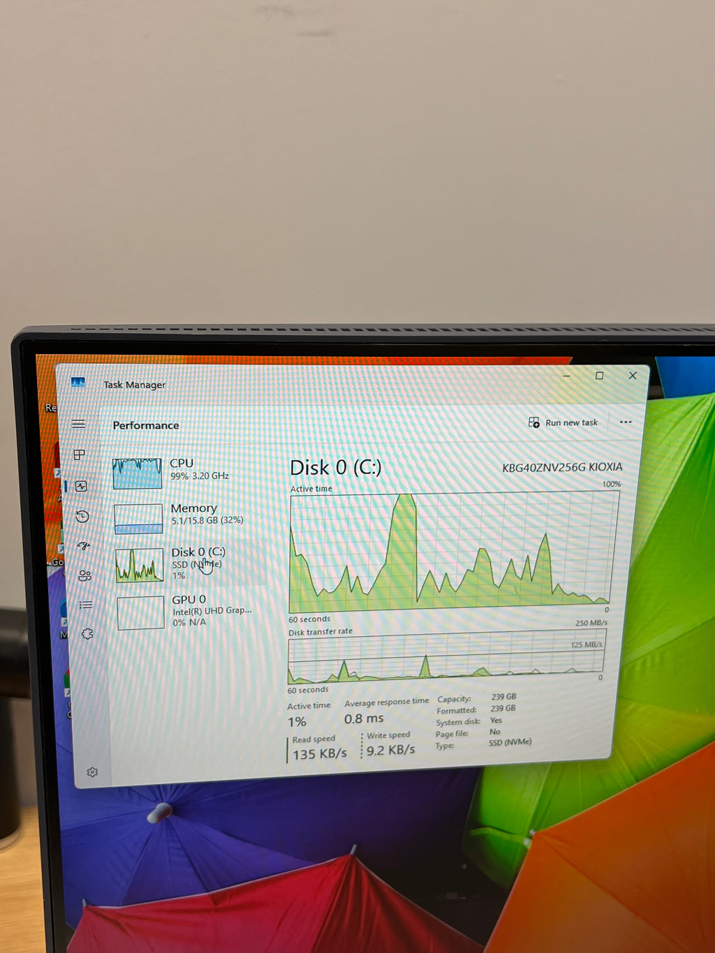 HP 22-DF0013W 21.5in G5905T 4GB RAM 256GB SSD All-in-One PC Used